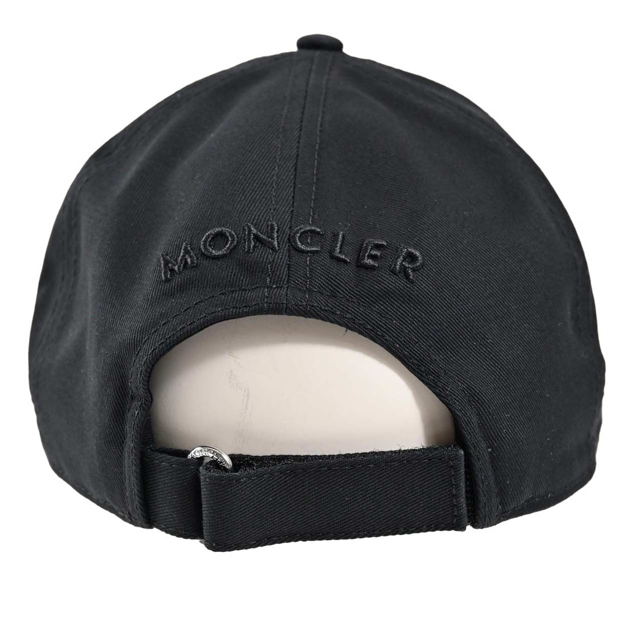 ★モンクレール MONCLER キャップ 3B0003904863 999 ブラック 2025年春夏 メンズ