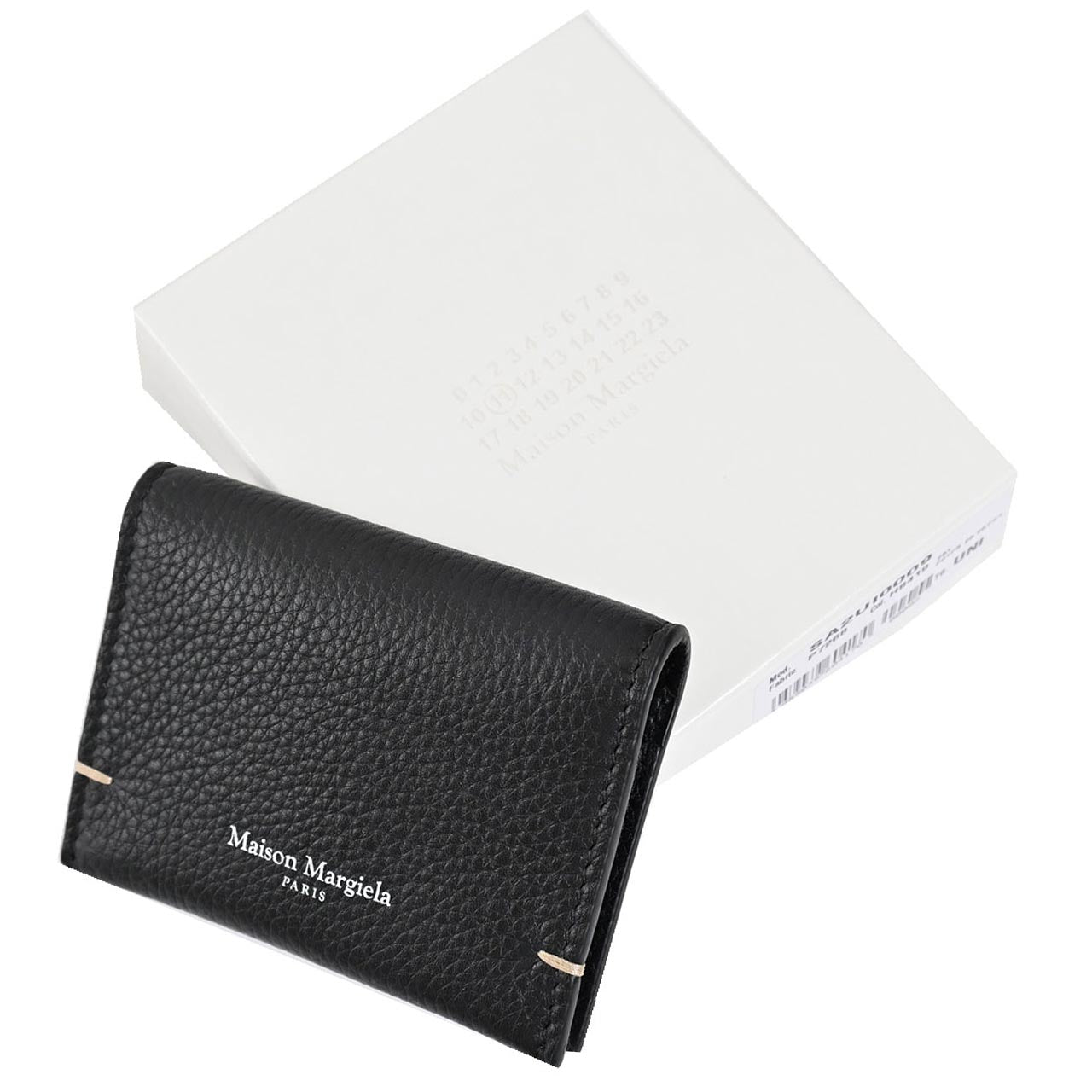 ★メゾン マルジェラ Maison Margiela 名刺入れ P7268 SA2UI0009 H8419 ブラック 2025SS メンズ