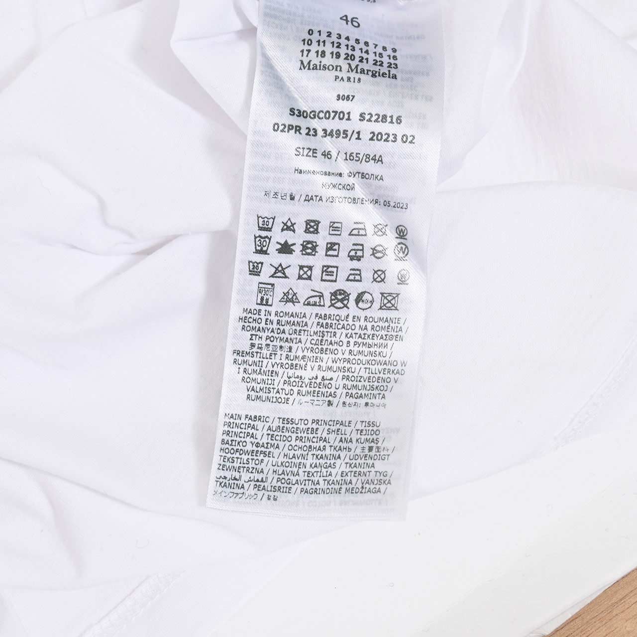 ★メゾン マルジェラ Maison Margiela Tシャツ S22816 S30GC0701 994 ホワイト 2025SS メンズ