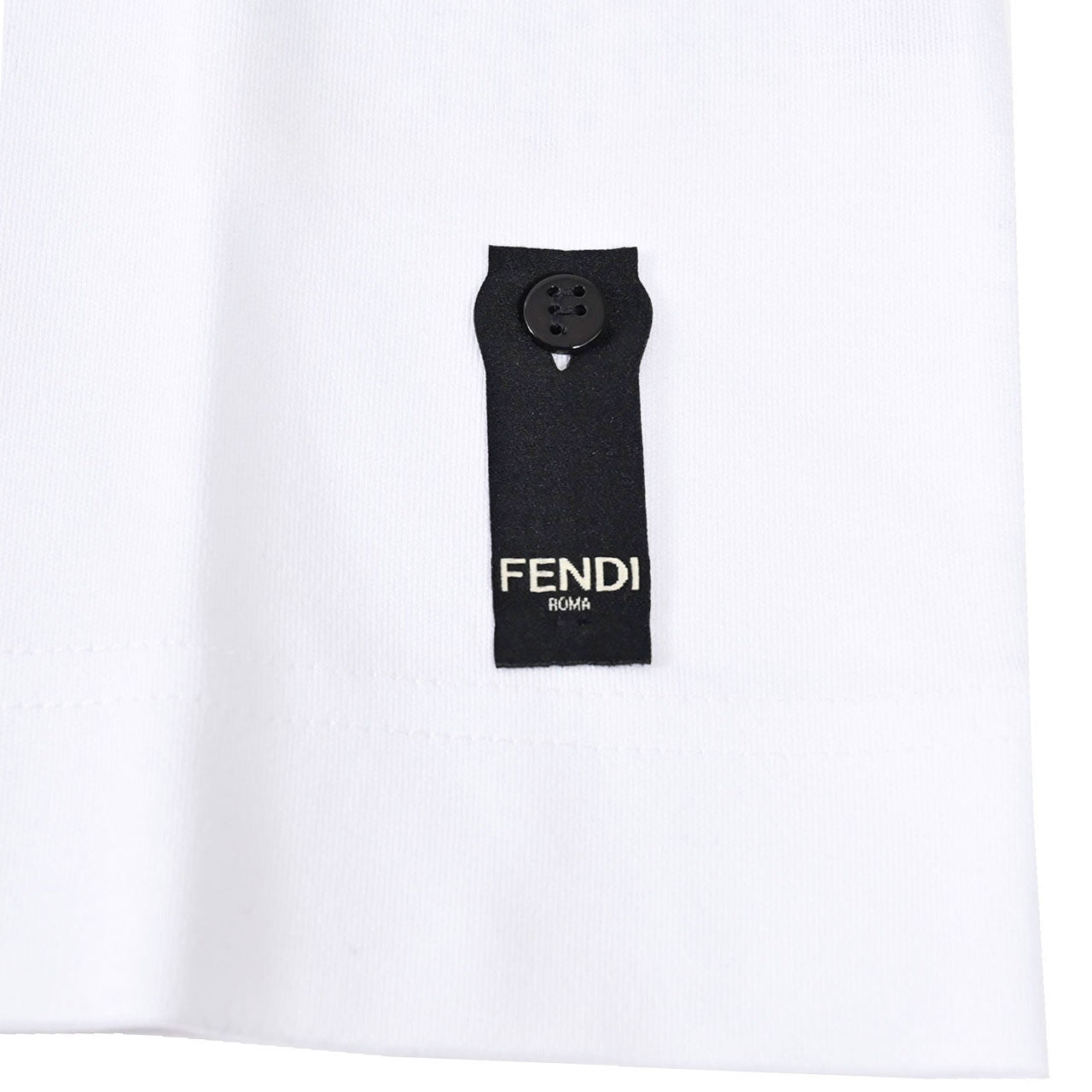 ★フェンディ FENDI Tシャツ ARYY FY0936 F0QA0 ホワイト メンズ