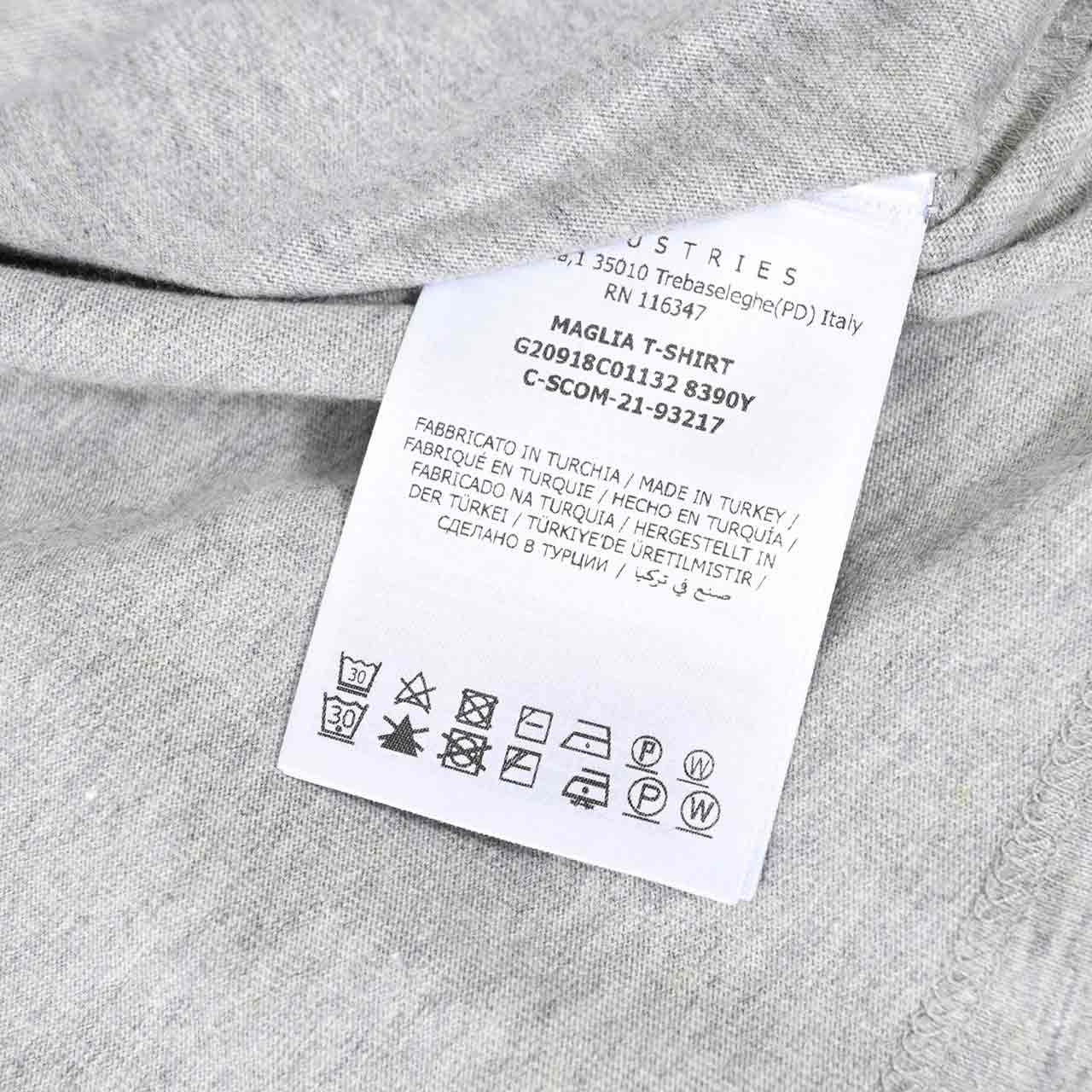 ★モンクレール MONCLER クルーネック半袖Tシャツ 8C01132 8390Y 984 グレー メンズ