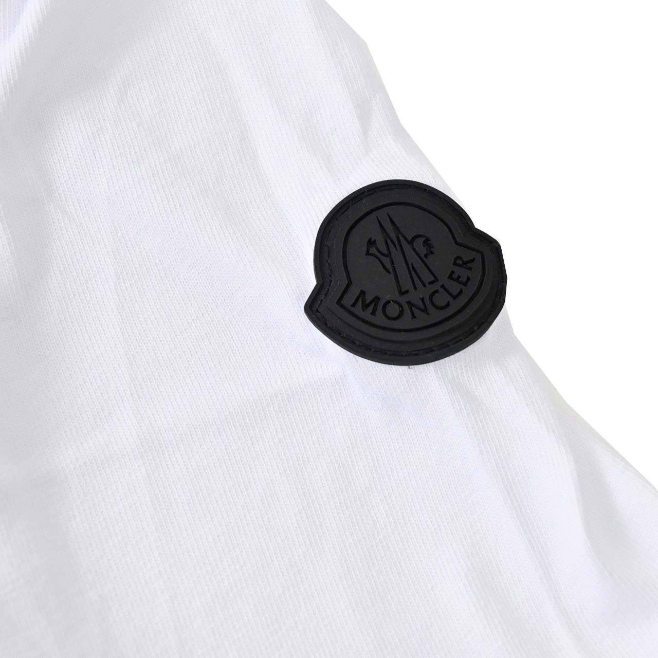 ★モンクレール MONCLER クルーネック半袖Tシャツ 8C01152 8390Y 001 ホワイト メンズ