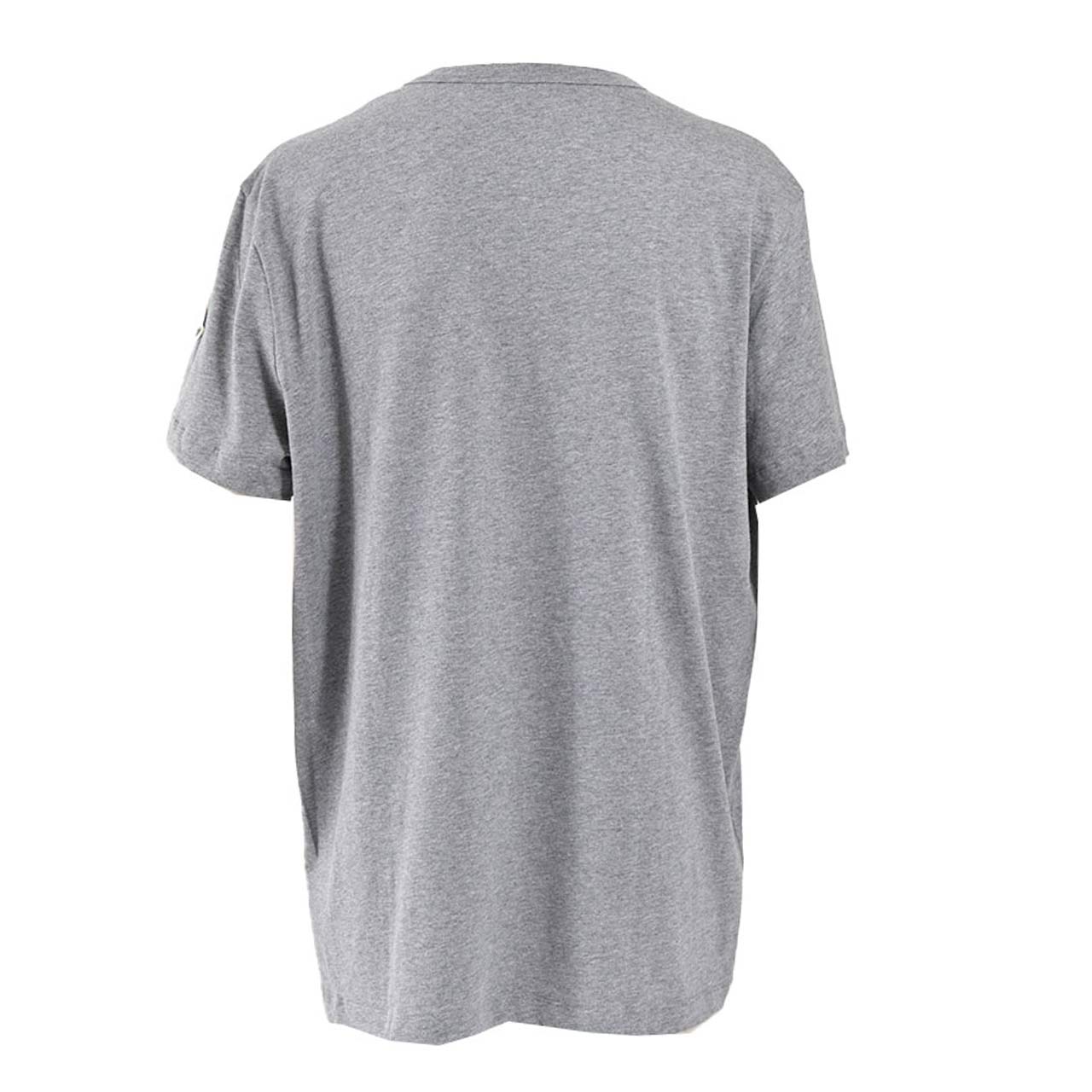 ★モンクレール MONCLER クルーネック半袖Tシャツ 8C01124 8390Y 984 グレー メンズ