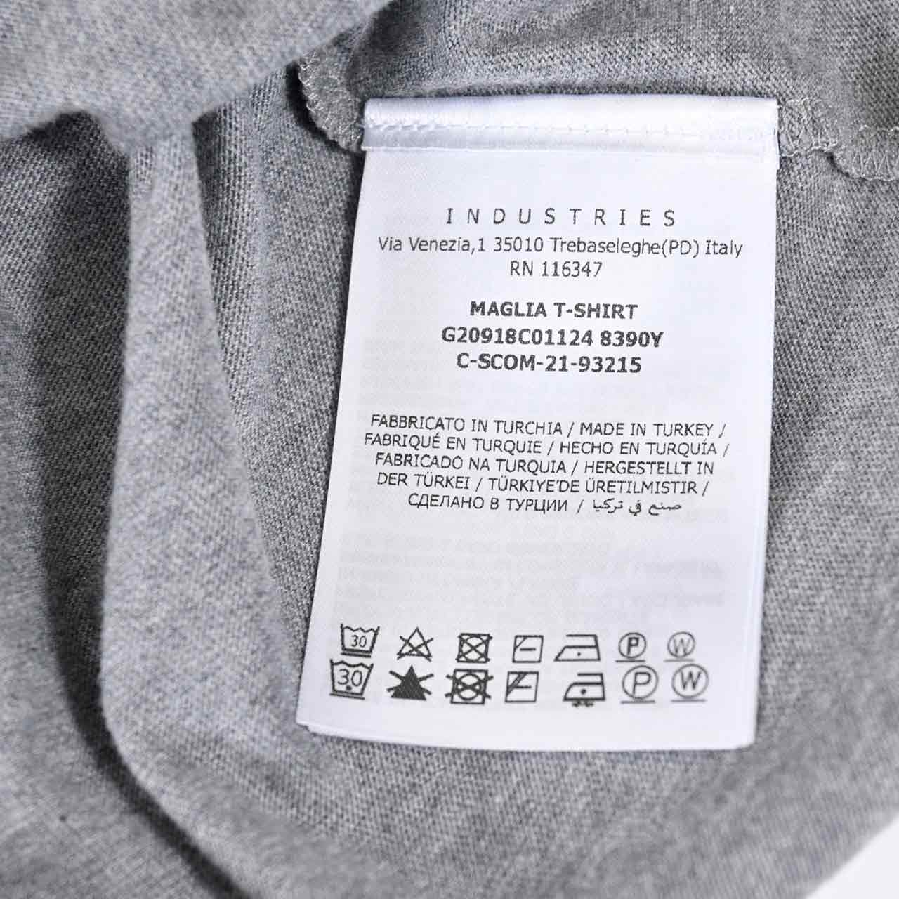 ★モンクレール MONCLER クルーネック半袖Tシャツ 8C01124 8390Y 984 グレー メンズ