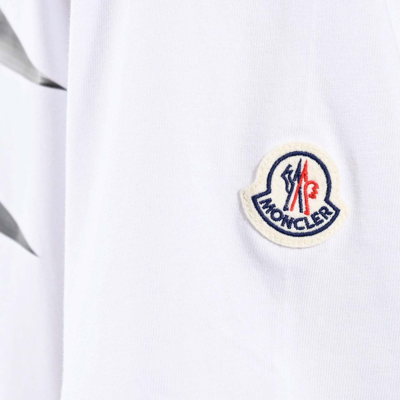 ★モンクレール MONCLER クルーネック半袖Tシャツ 8C00170 829H8 001 ホワイト メンズ