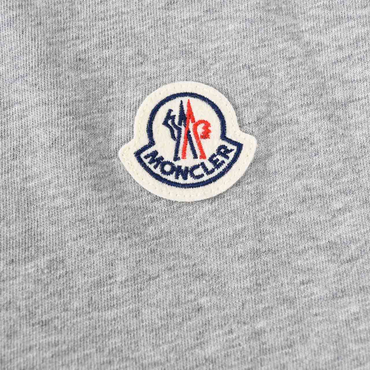 ★モンクレール MONCLER クルーネック半袖Tシャツ 8C01172 8390Y 984 グレー メンズ