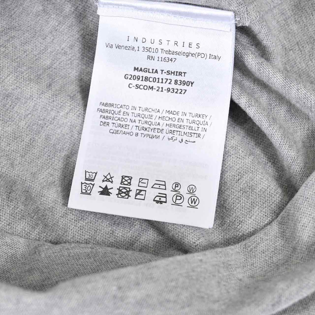 ★モンクレール MONCLER クルーネック半袖Tシャツ 8C01172 8390Y 984 グレー メンズ