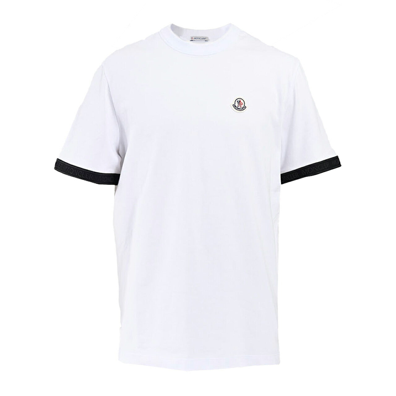 ★モンクレール MONCLER クルーネック半袖Tシャツ 8C00156 829H8 001 ホワイト メンズ
