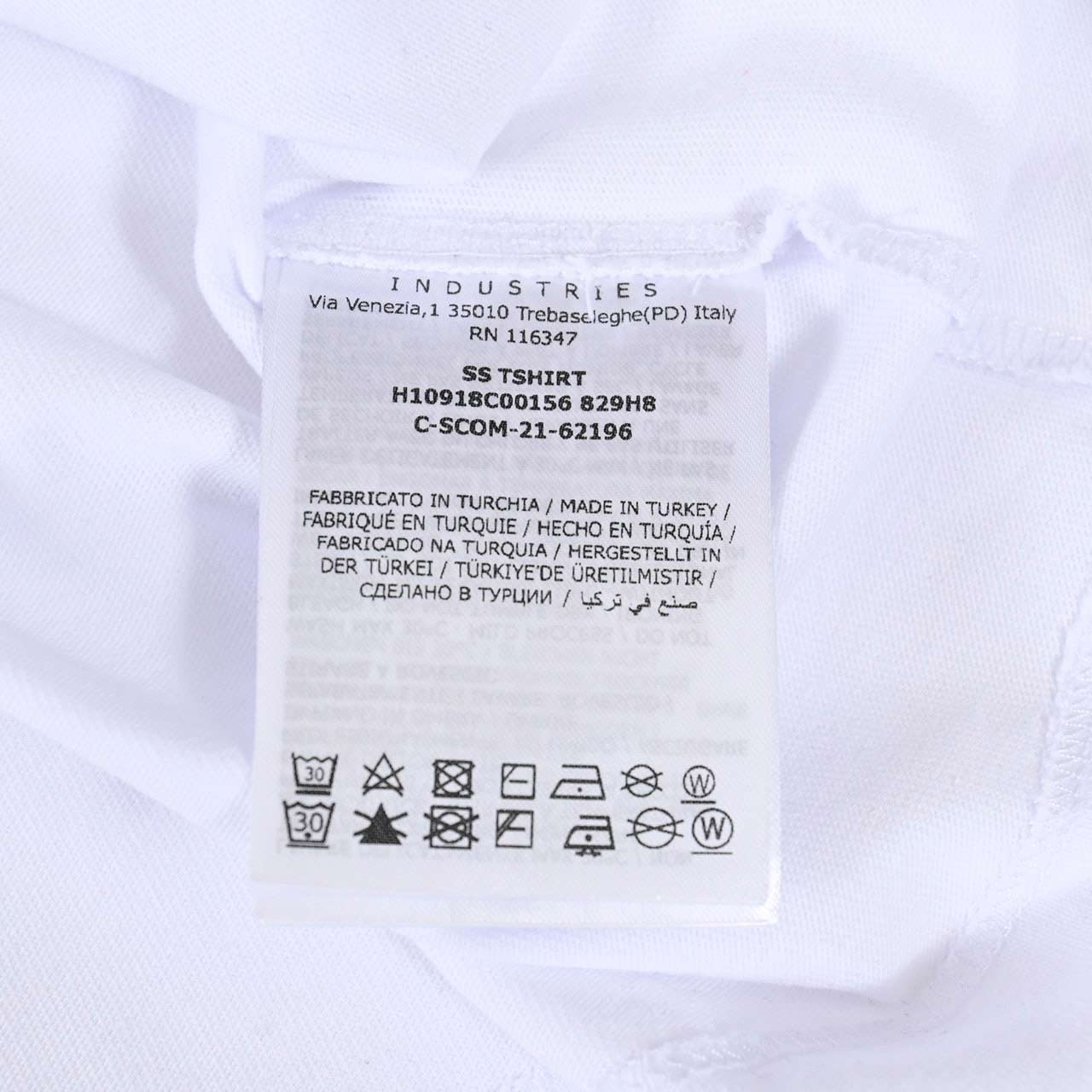 ★モンクレール MONCLER クルーネック半袖Tシャツ 8C00156 829H8 001 ホワイト メンズ