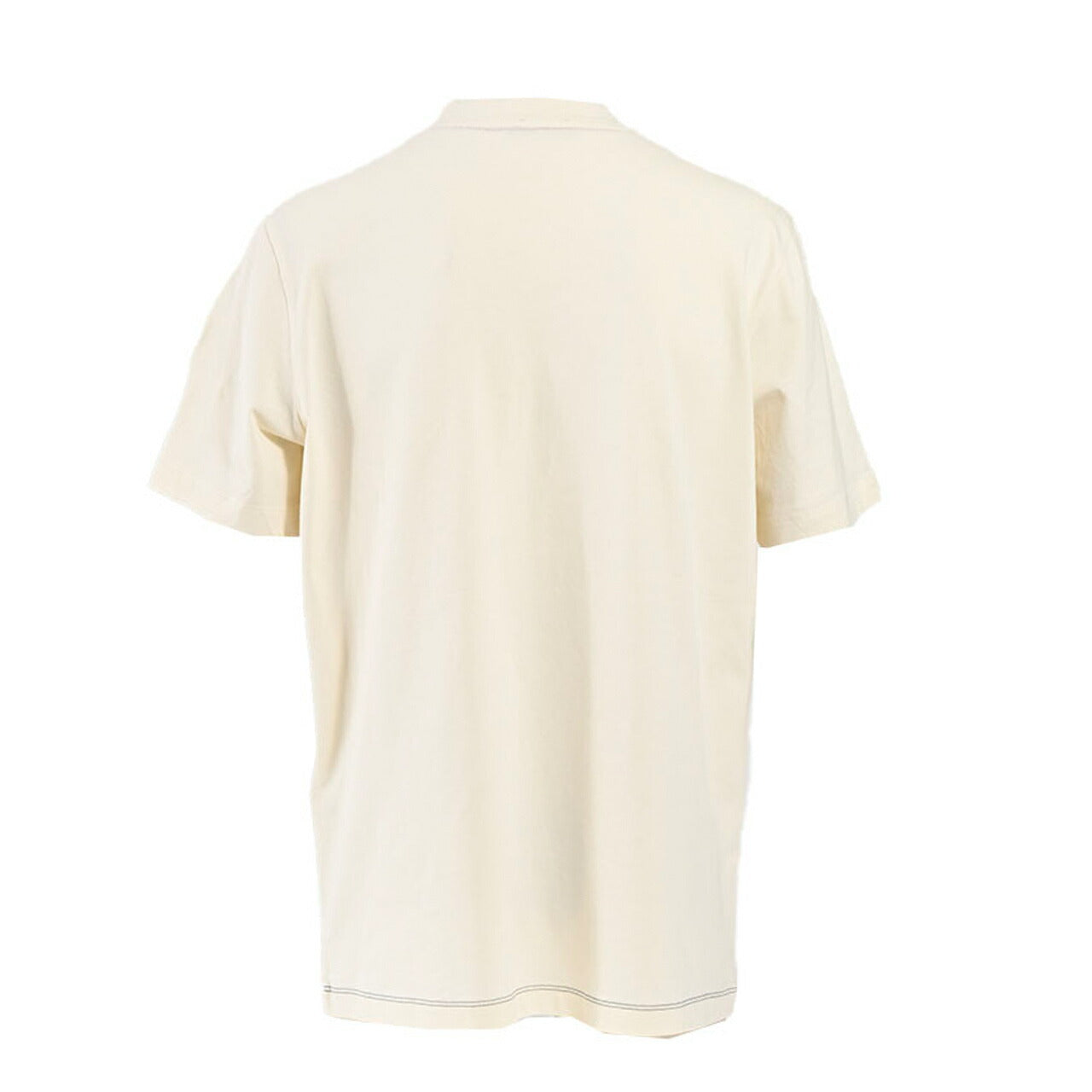 ★モンクレール MONCLER クルーネック半袖Tシャツ 8C01116 8390Y 002 クリーム メンズ