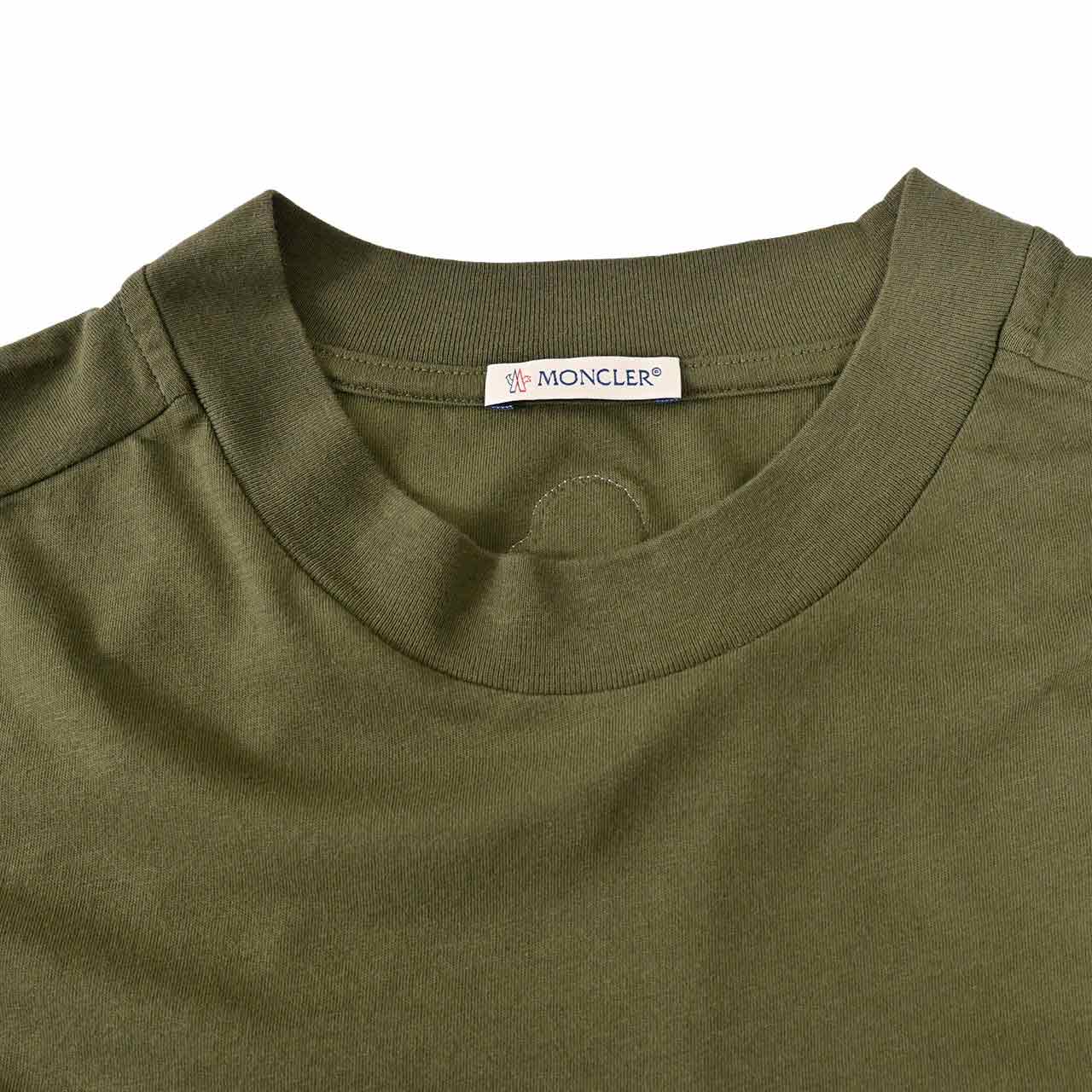 ★モンクレール MONCLER Tシャツ 8C01160 8390Y 880 グリーン メンズ