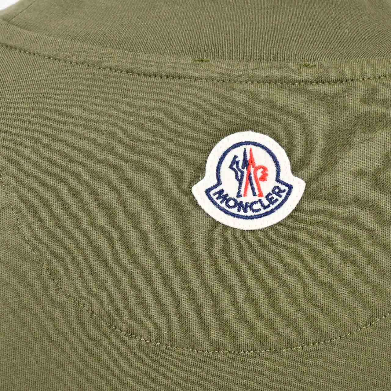 ★モンクレール MONCLER Tシャツ 8C01160 8390Y 880 グリーン メンズ