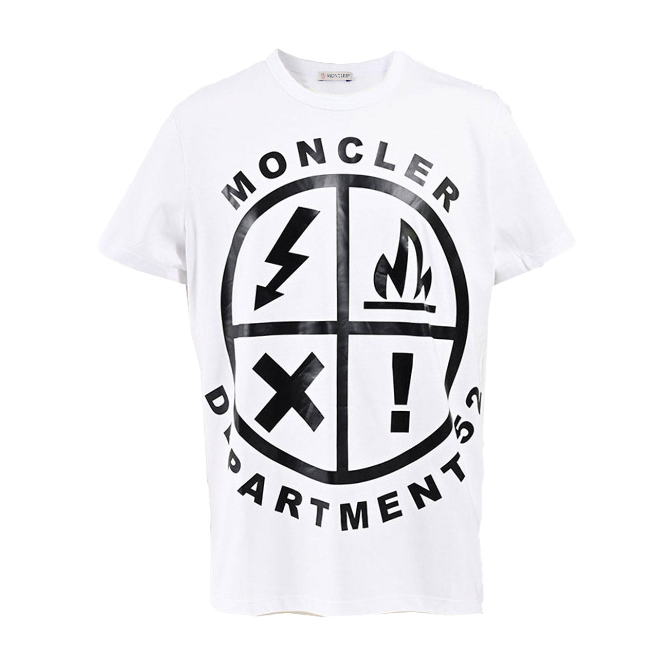 ★モンクレール MONCLER クルーネック半袖Tシャツ 8C00144 829H8 001 ホワイト メンズ