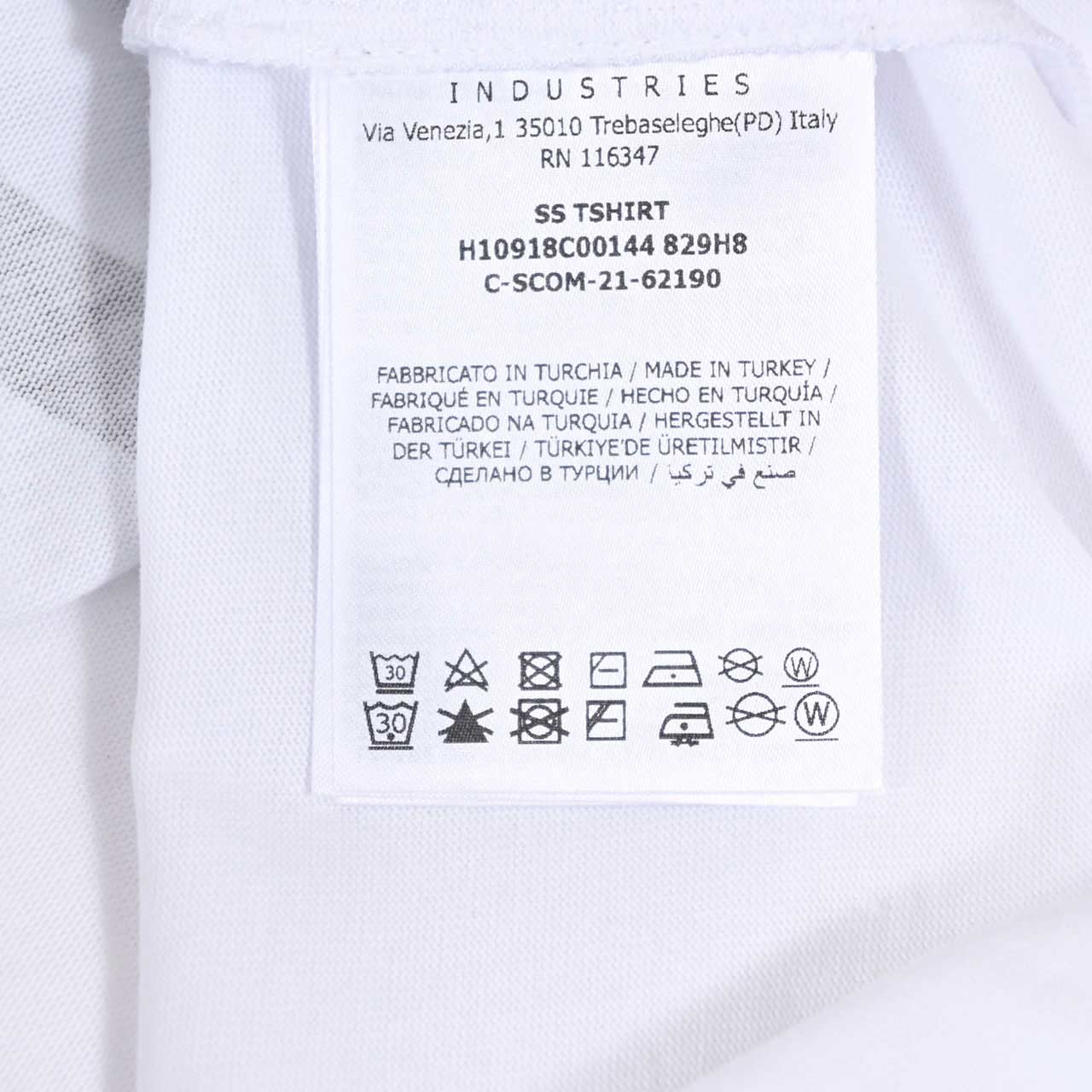 ★モンクレール MONCLER クルーネック半袖Tシャツ 8C00144 829H8 001 ホワイト メンズ