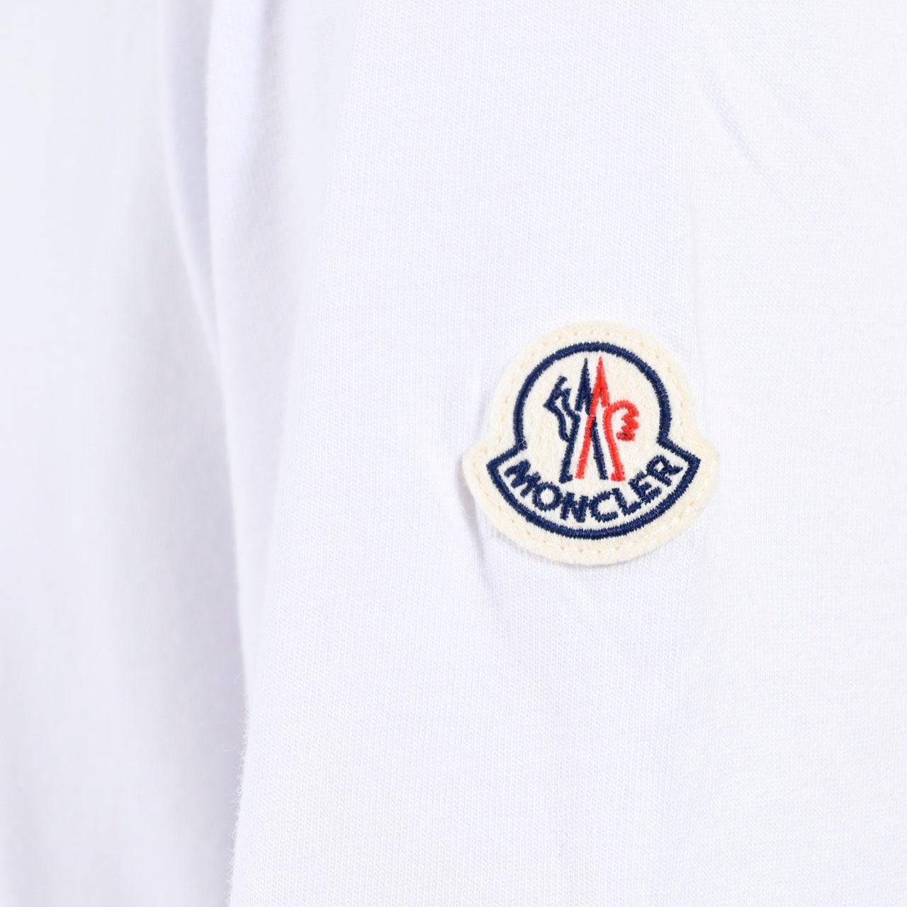 ★モンクレール MONCLER クルーネック半袖Tシャツ 8C00150 829H8 001 ホワイト メンズ