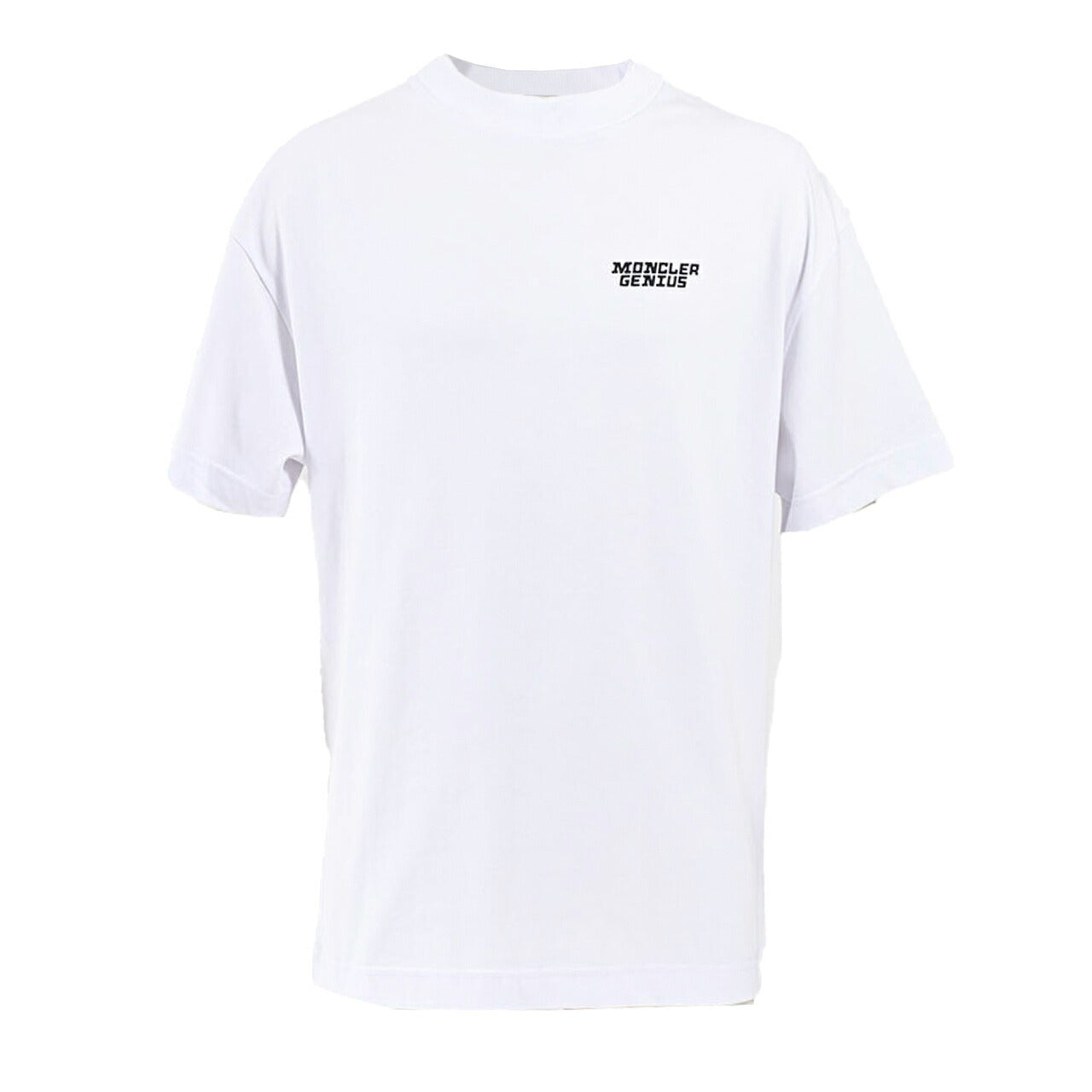 ★モンクレール MONCLER クルーネック半袖Tシャツ 8C01084 8390Y 001 ホワイト メンズ
