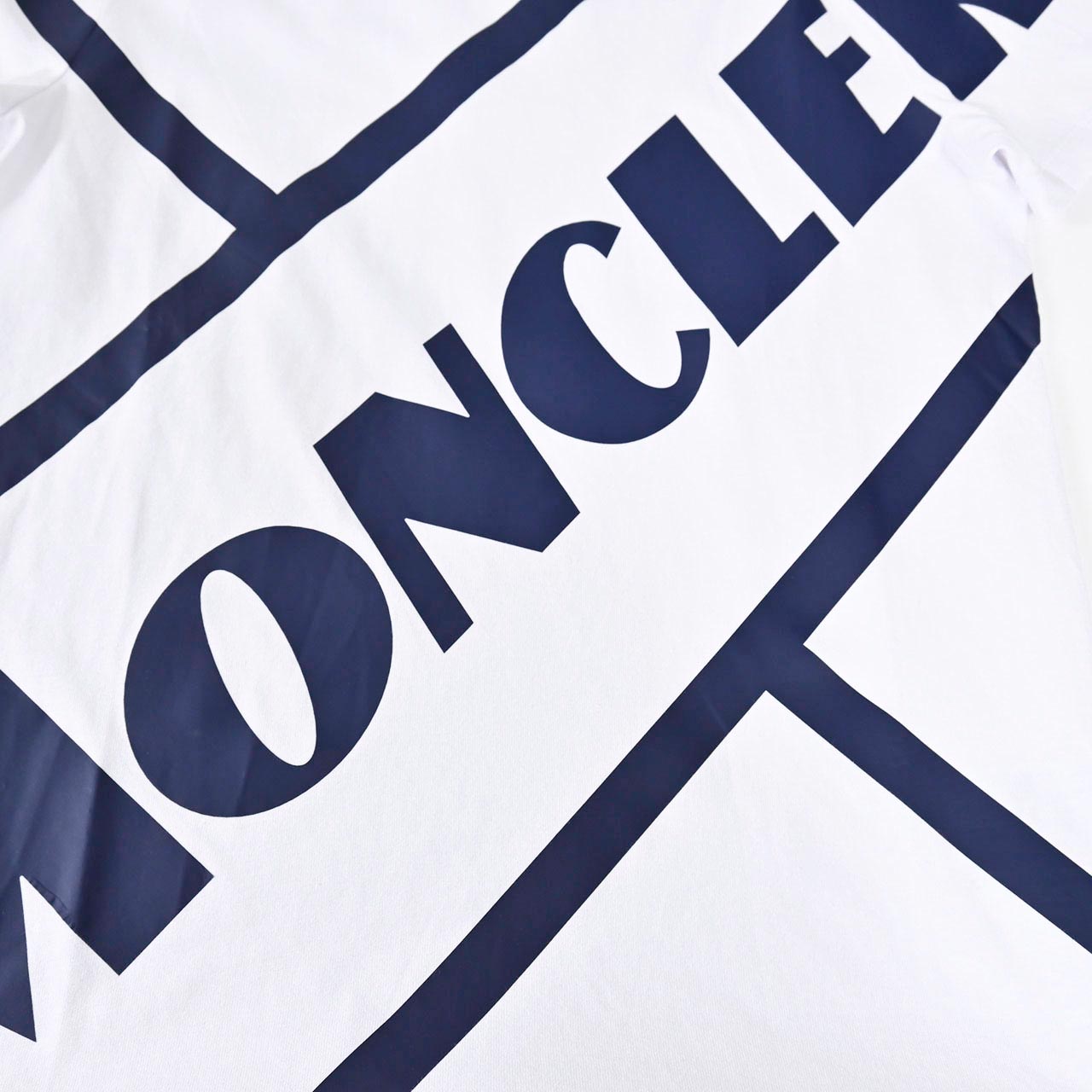 ★モンクレール MONCLER クルーネック半袖Tシャツ 8C00148 829H8 001 ホワイト レディース