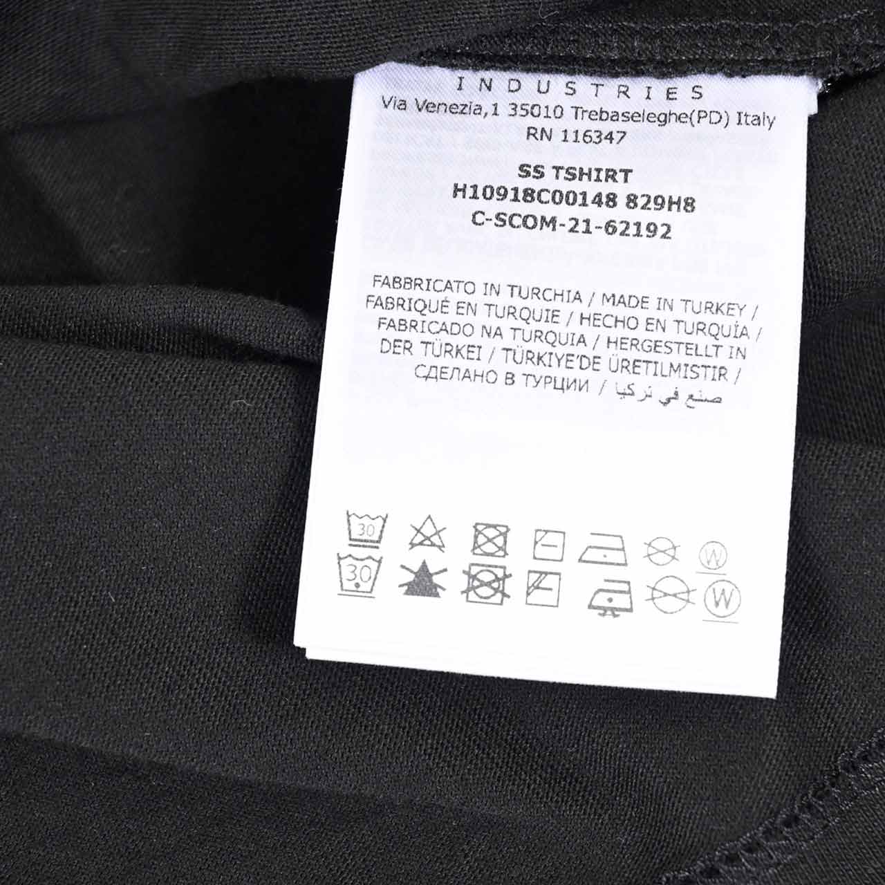 ★モンクレール MONCLER クルーネック半袖Tシャツ 8C00148 829H8 999 ブラック レディース