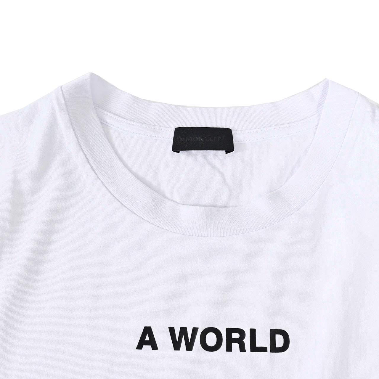 ★モンクレール MONCLER クルーネック半袖Tシャツ 8C00152 829H8 001 ホワイト メンズ