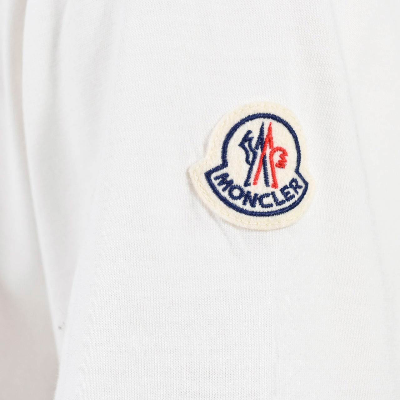 ★モンクレール MONCLER クルーネック半袖Tシャツ 8C0017 8390T 001 ホワイト メンズ