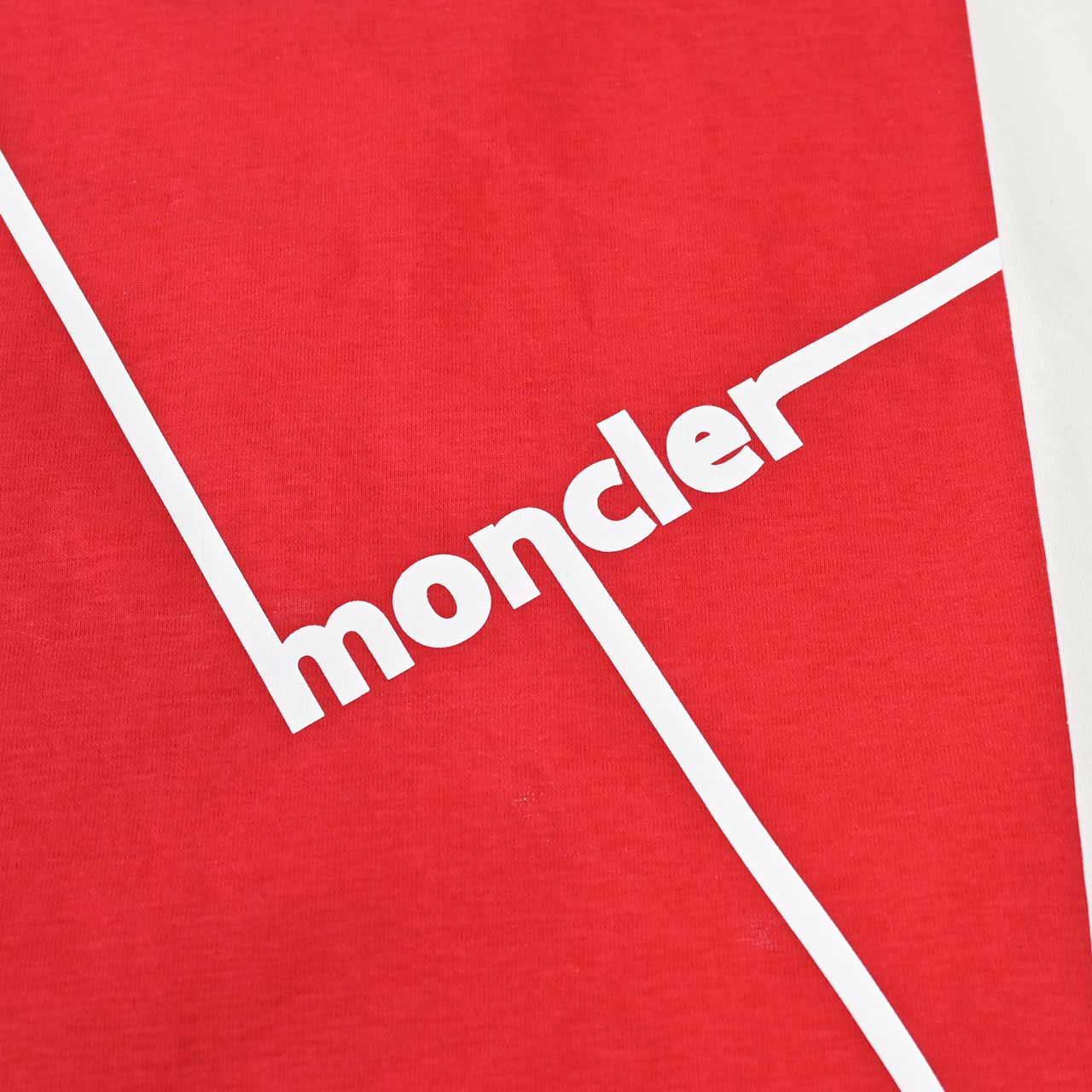 ★モンクレール MONCLER クルーネック半袖Tシャツ 8C0017 8390T 001 ホワイト メンズ