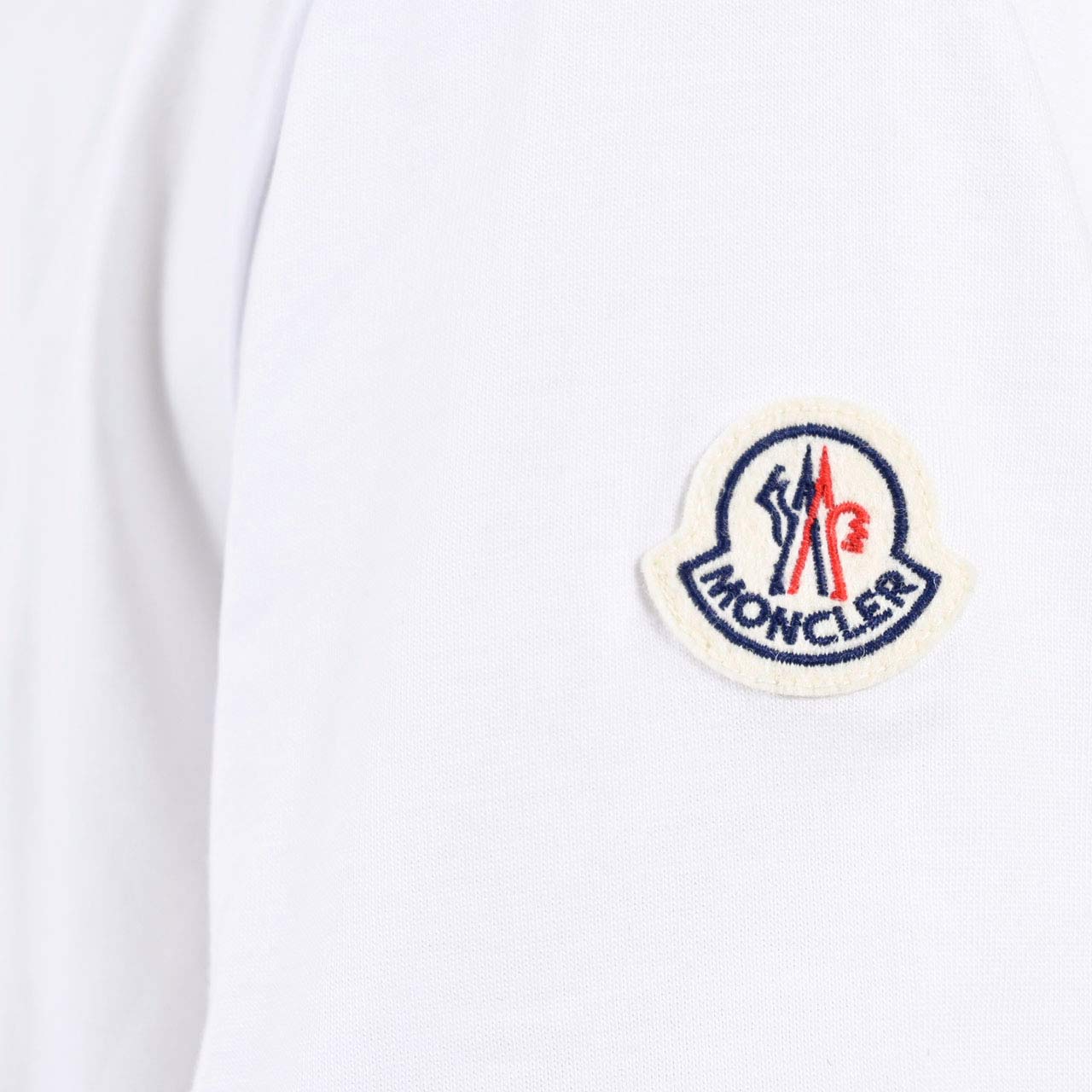 ★モンクレール MONCLER クルーネック半袖Tシャツ 8C73620 8390T 001 ホワイト メンズ