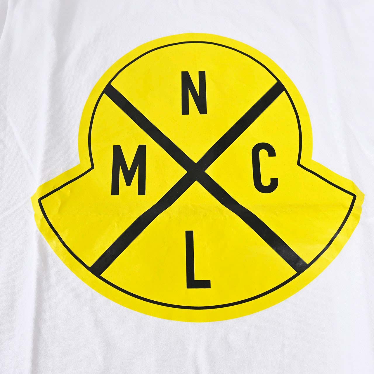 ★モンクレール MONCLER クルーネック半袖Tシャツ 8C73620 8390T 001 ホワイト メンズ