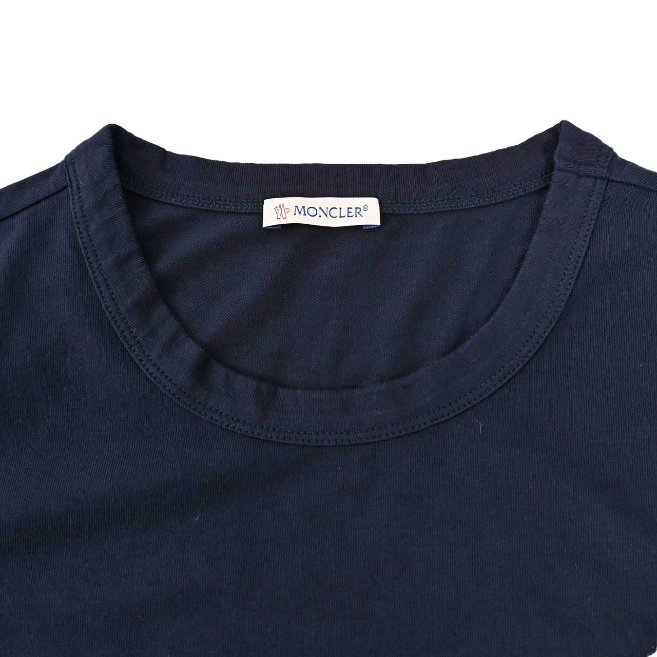 ★モンクレール MONCLER Tシャツ 8C00022 8390T 778 ネイビー レディース
