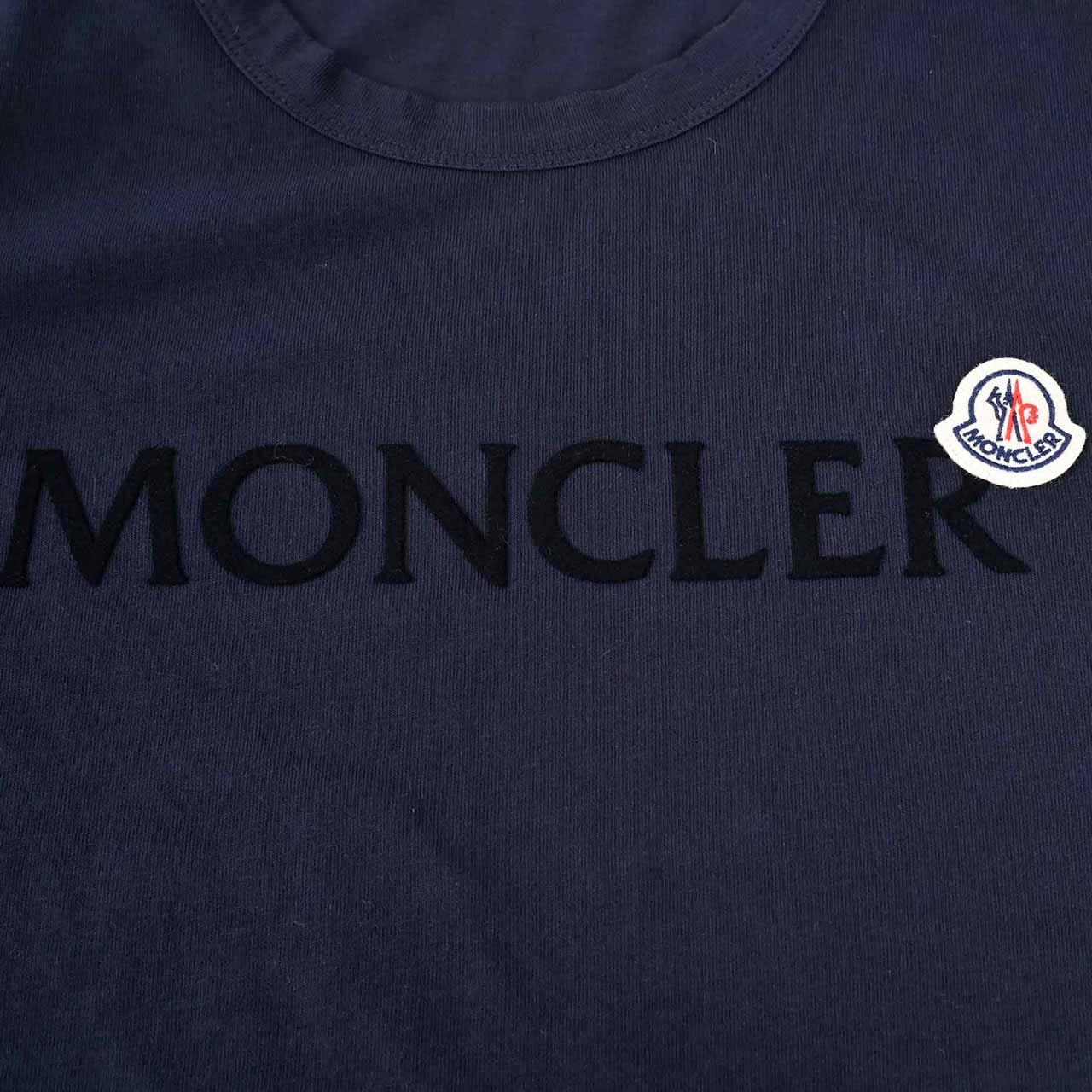 ★モンクレール MONCLER Tシャツ 8C00022 8390T 778 ネイビー レディース