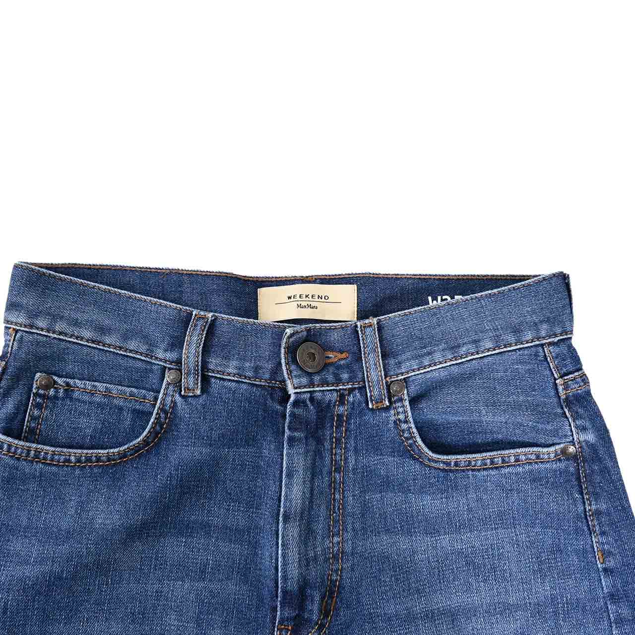 ★ウィークエンド マックスマーラ WEEKEND MAXMARA デニムパンツ CAPRILE 5186051600 008 ブルー 2025AW レディース