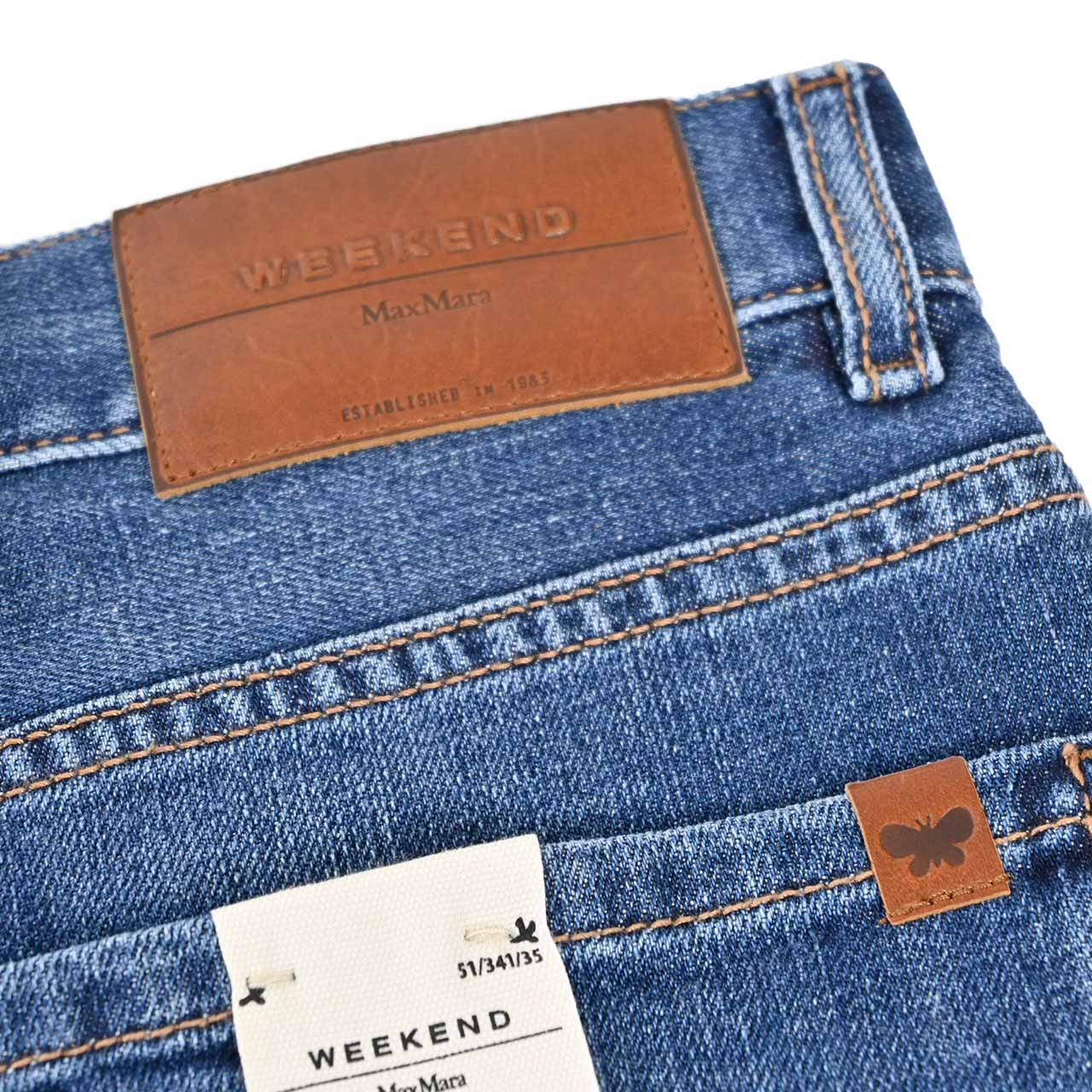 ★ウィークエンド マックスマーラ WEEKEND MAXMARA デニムパンツ CAPRILE 5186051600 008 ブルー 2025AW レディース
