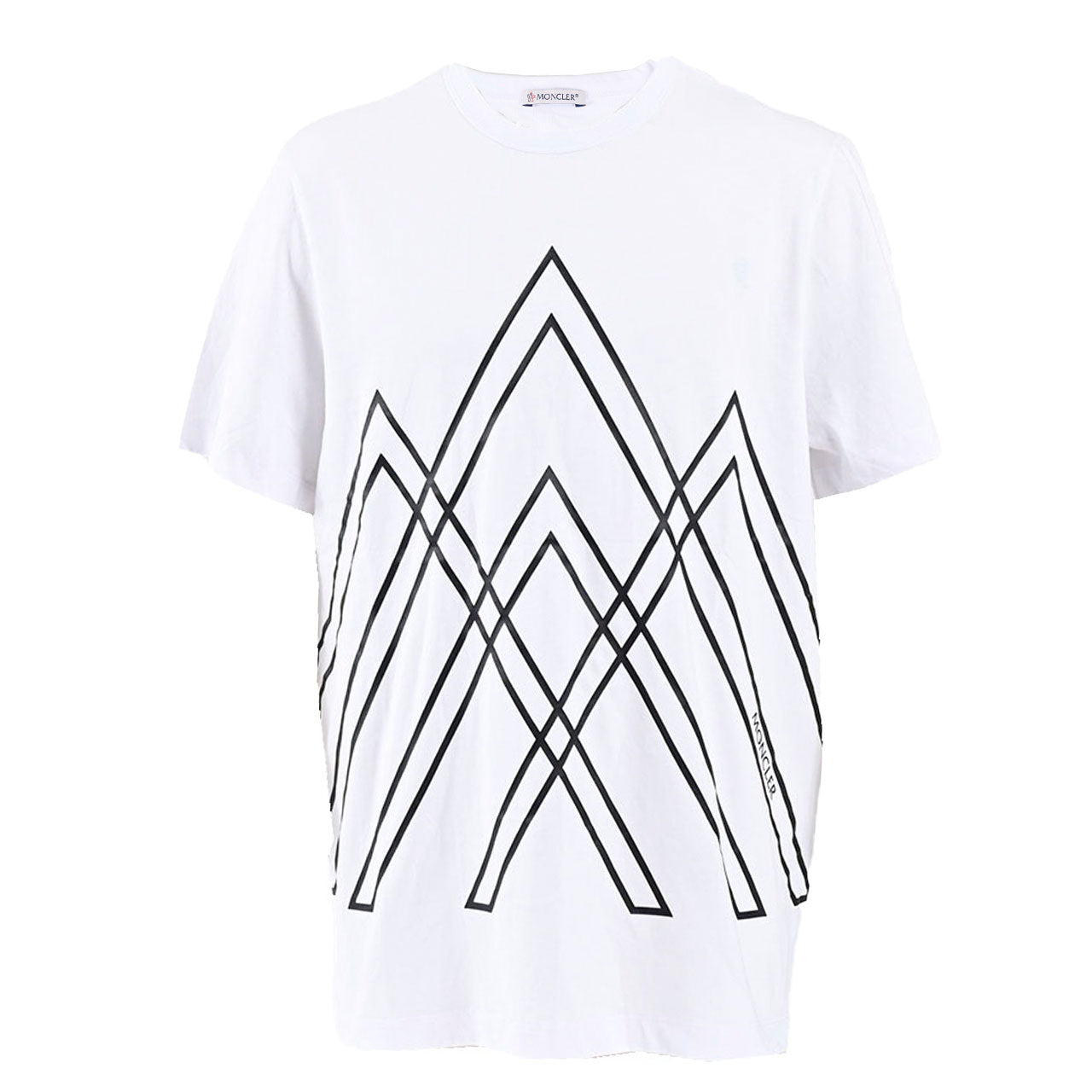 ★モンクレール MONCLER Tシャツ 8C00009 8390T 001 ホワイト メンズ