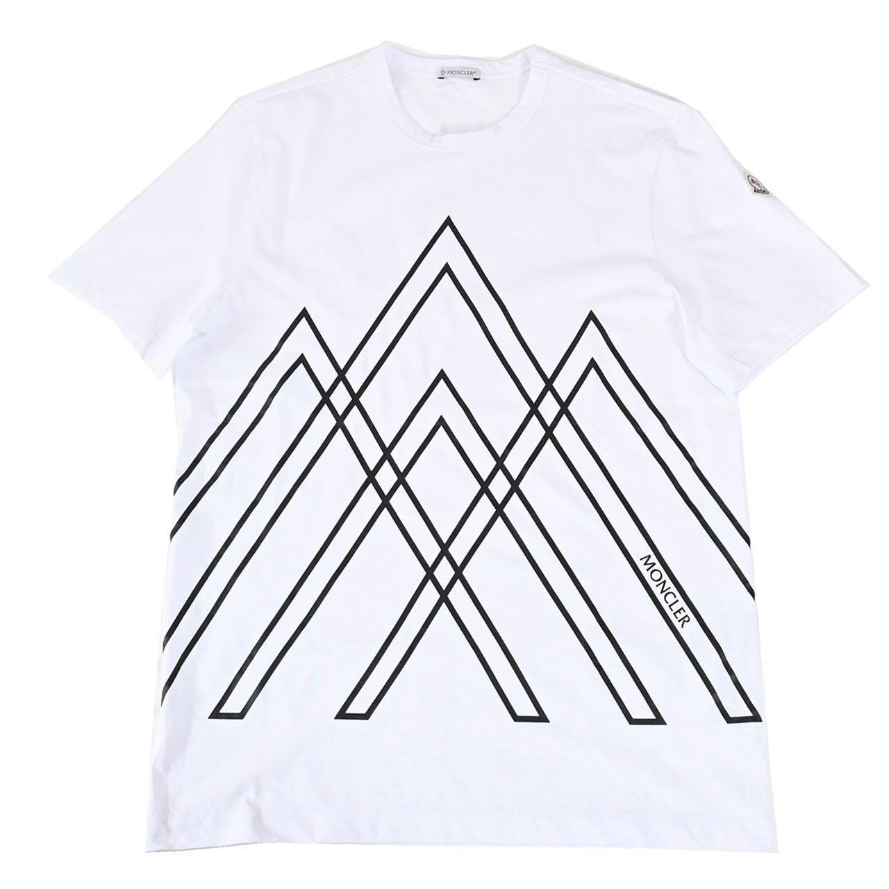 ★モンクレール MONCLER Tシャツ 8C00009 8390T 001 ホワイト メンズ