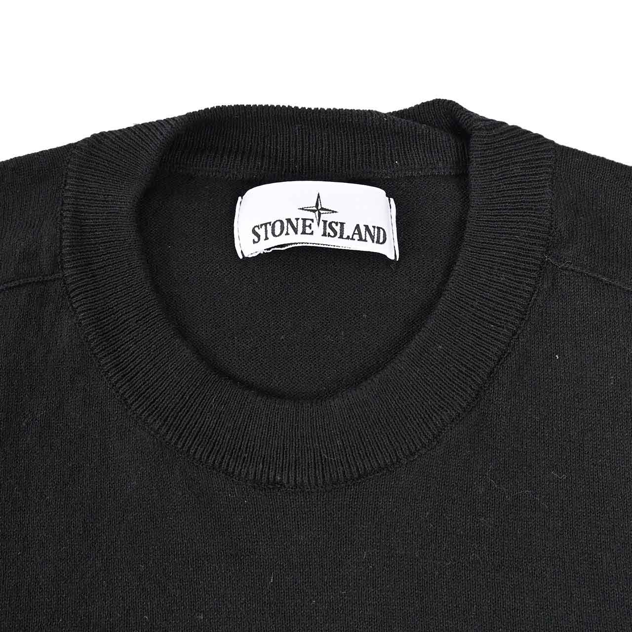 ★ストーン アイランド STONE ISLAND ニット 155100062 S00B9 V0029 ブラック 2025SS メンズ