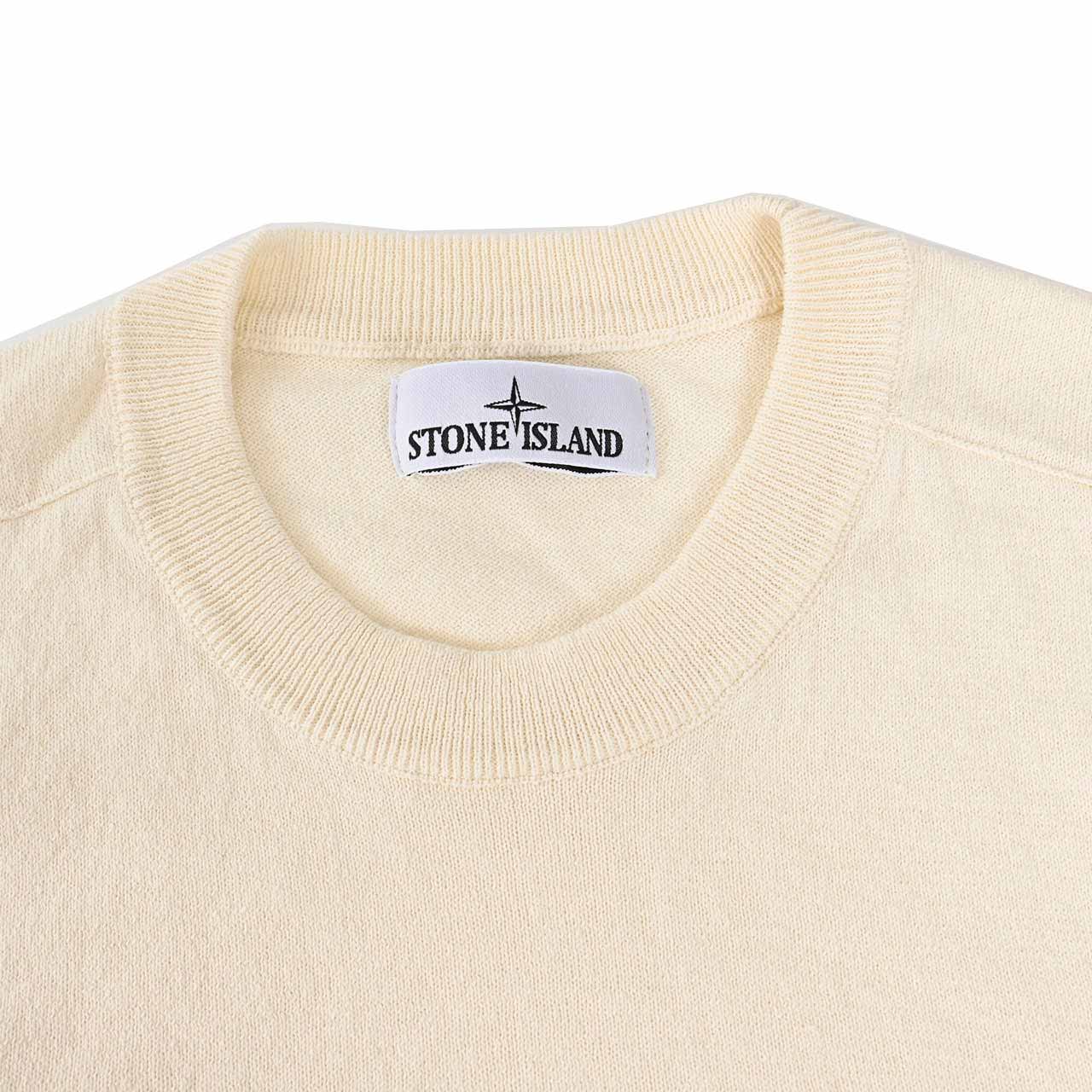 ★ストーン アイランド STONE ISLAND ニット 155100062 S00B9 V0093 クリーム 2025SS メンズ