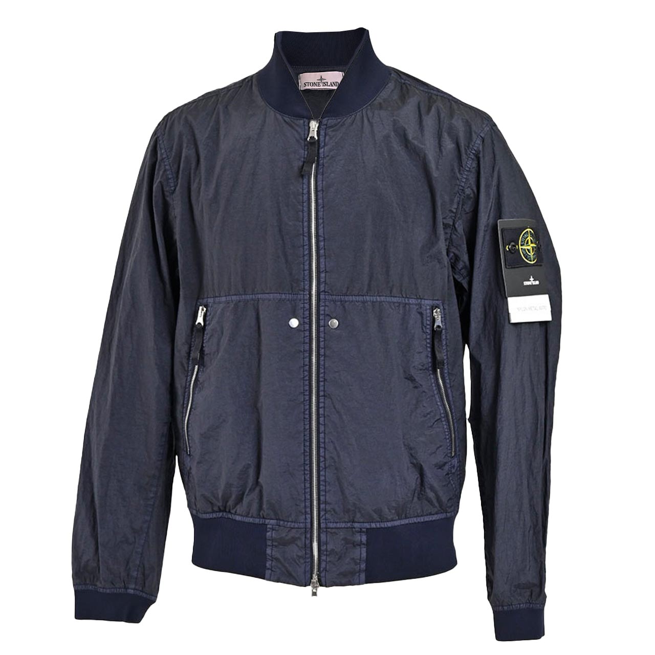 ★ストーン アイランド STONE ISLAND ナイロンジャケット 154100019 S0020 V0020ブラック 2025SS メンズ