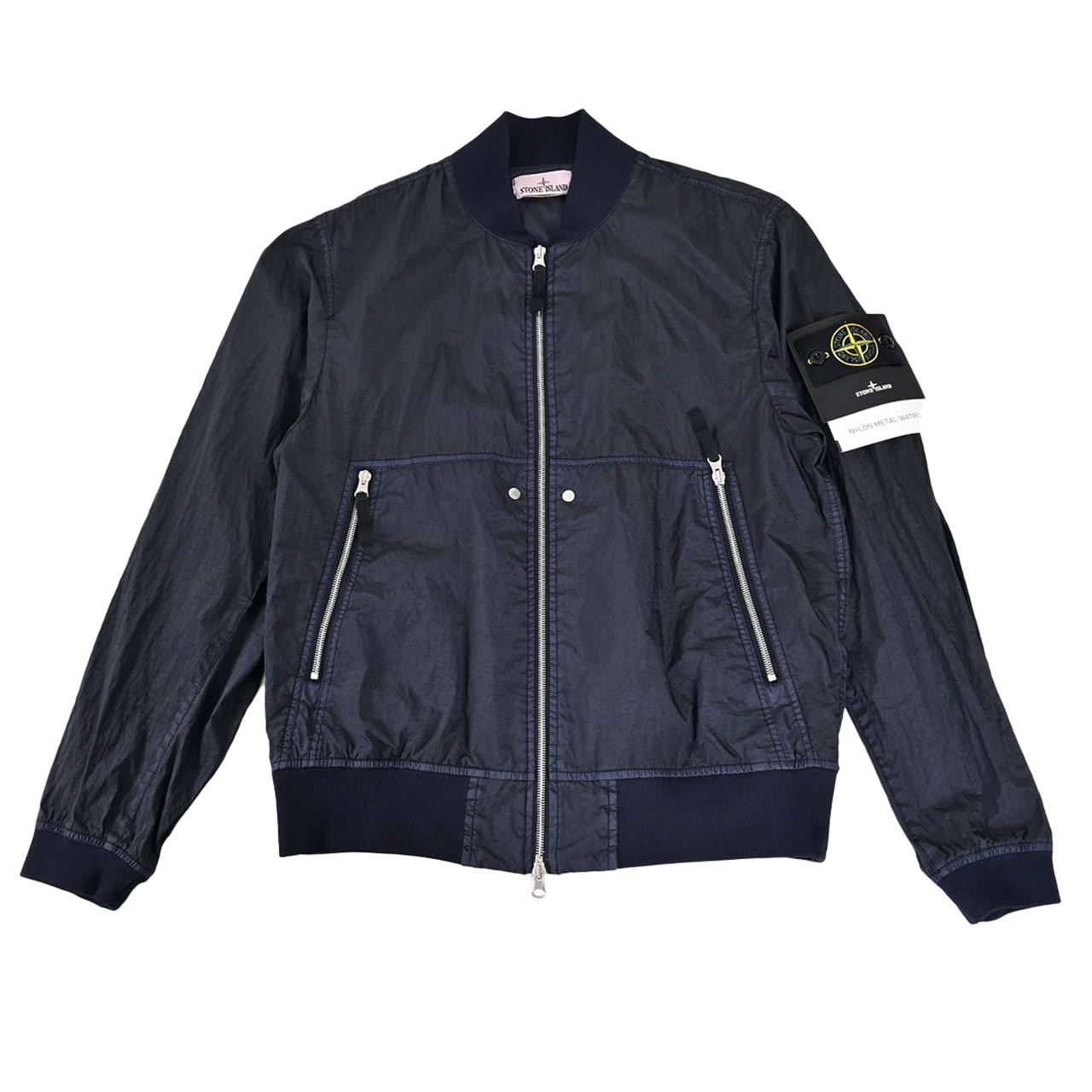 ★ストーン アイランド STONE ISLAND ナイロンジャケット 154100019 S0020 V0020ブラック 2025SS メンズ