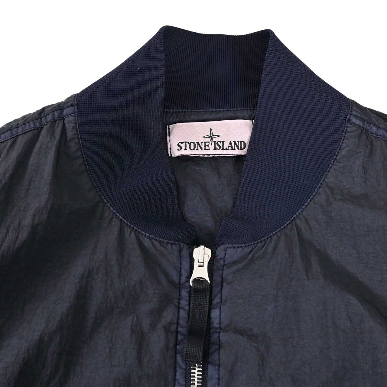 ★ストーン アイランド STONE ISLAND ナイロンジャケット 154100019 S0020 V0020ブラック 2025SS メンズ