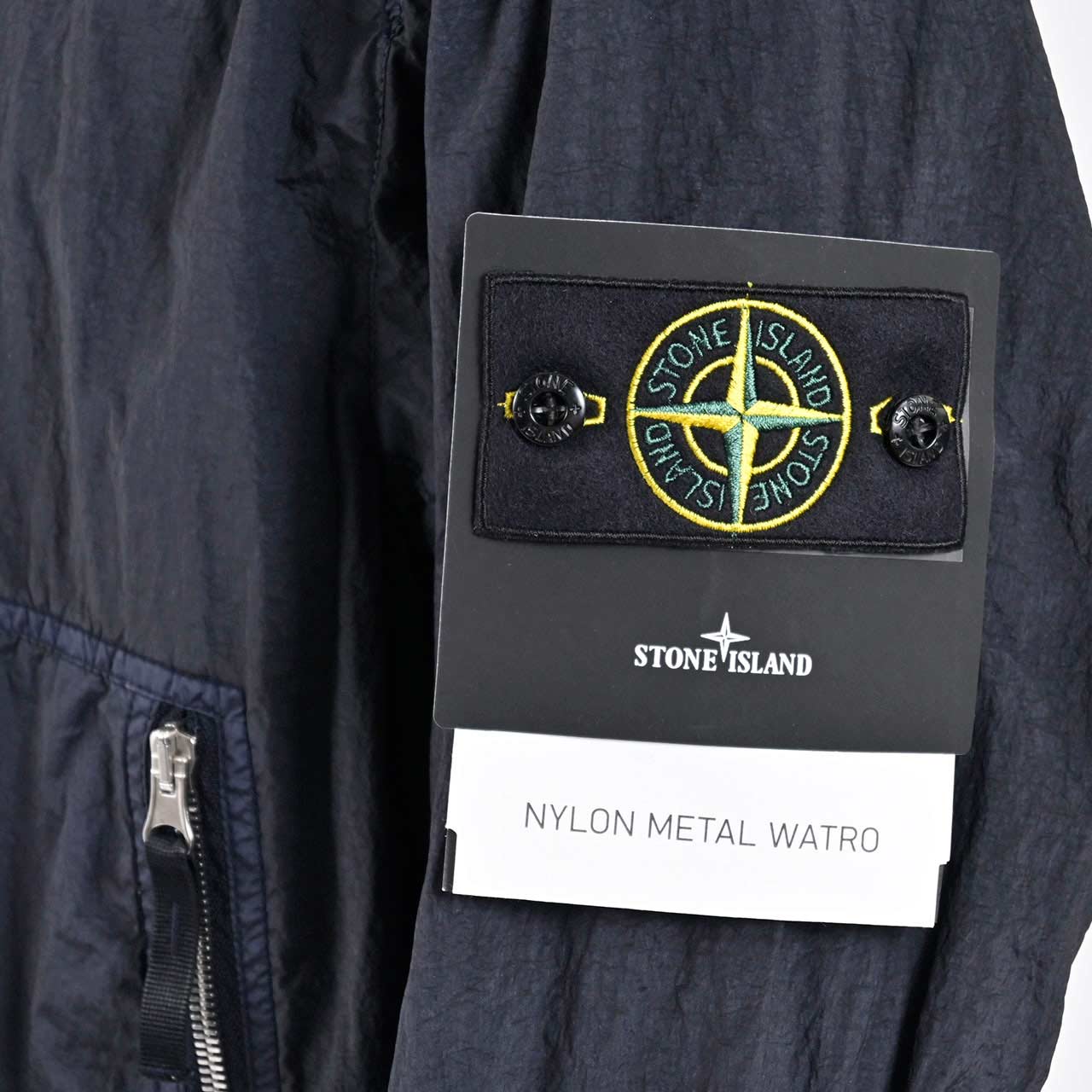 ★ストーン アイランド STONE ISLAND ナイロンジャケット 154100019 S0020 V0020ブラック 2025SS メンズ