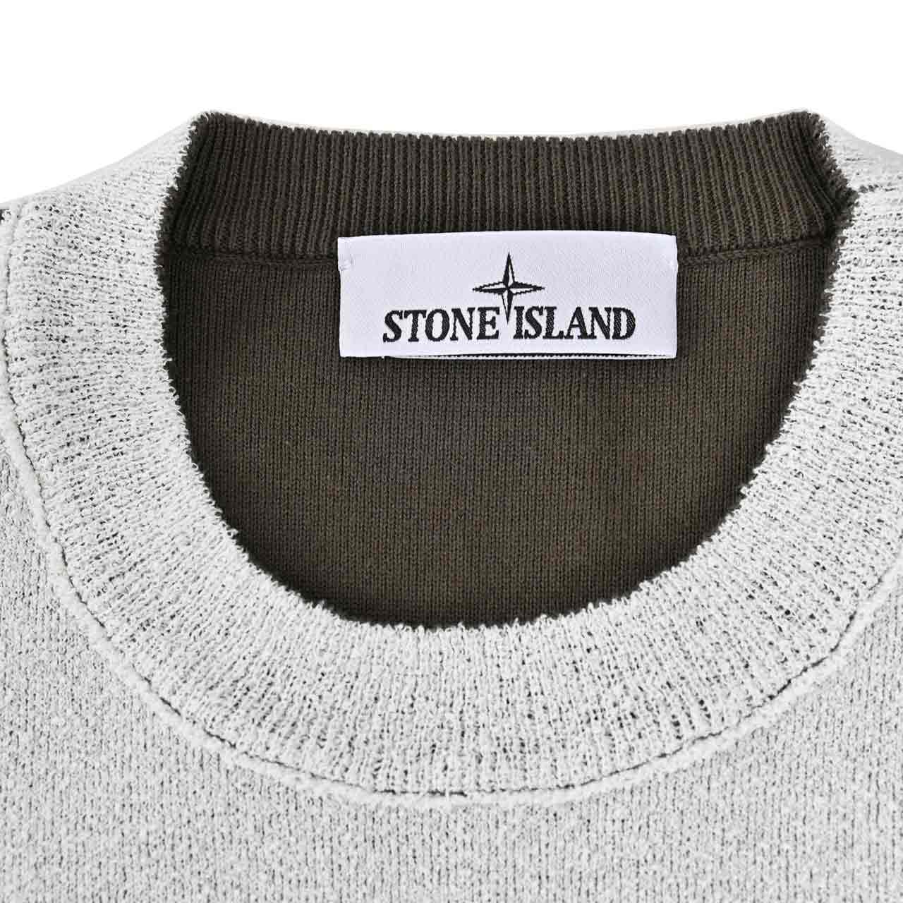 ★ストーン アイランド STONE ISLAND ニット 155100021 S00D9 V0093 ホワイト 2025SS メンズ