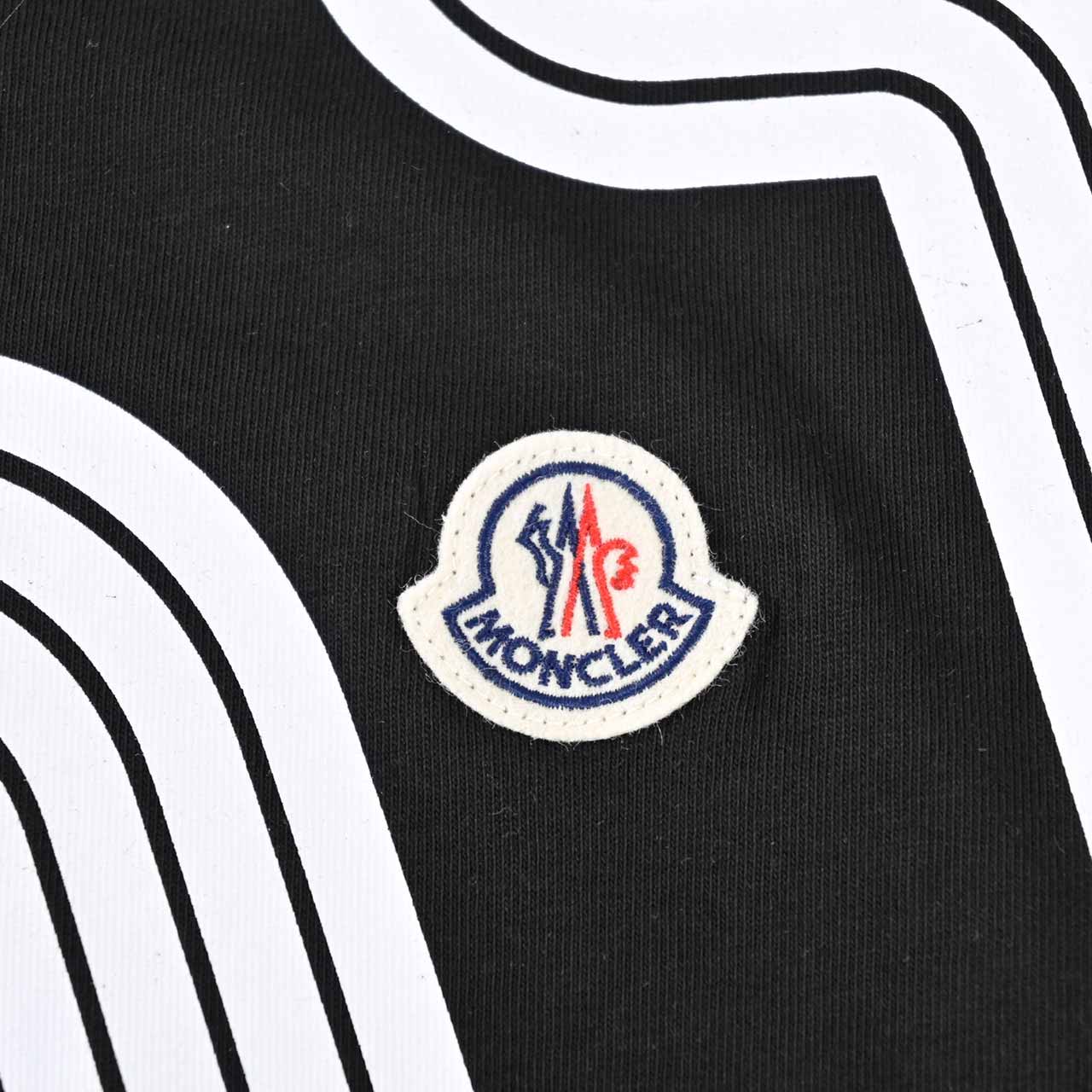 ★モンクレール MONCLER Tシャツ 8C01100 8390Y 999 ブラック メンズ