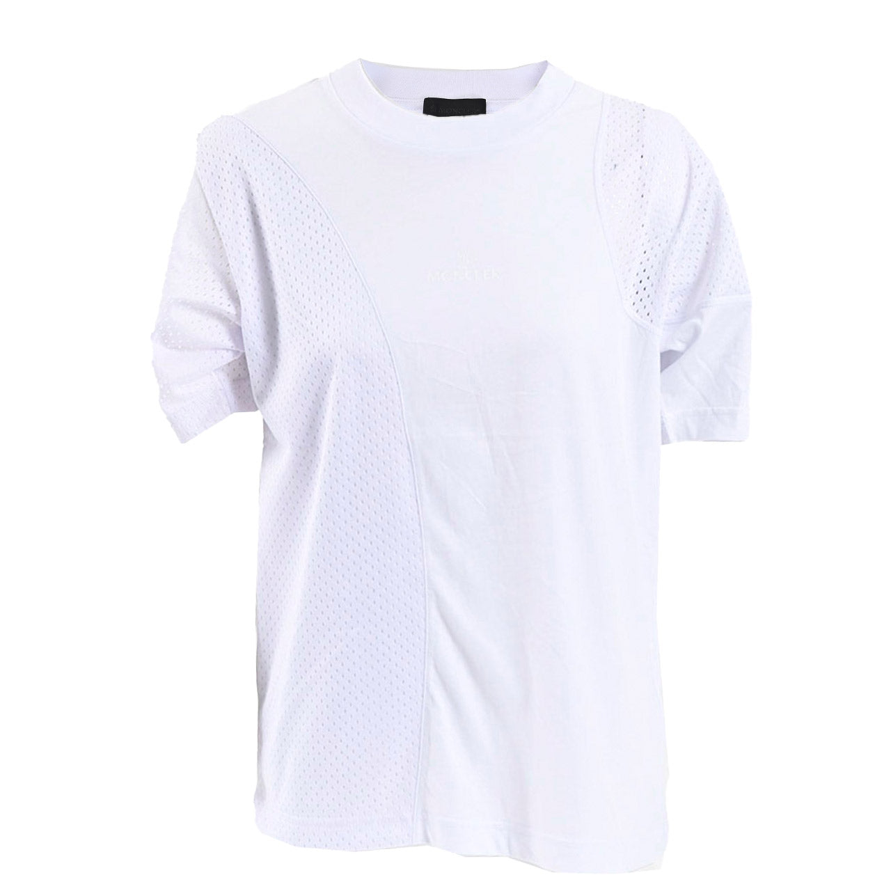 ★モンクレール MONCLER Tシャツ 8C01164 8390Y 001 ホワイト レディース
