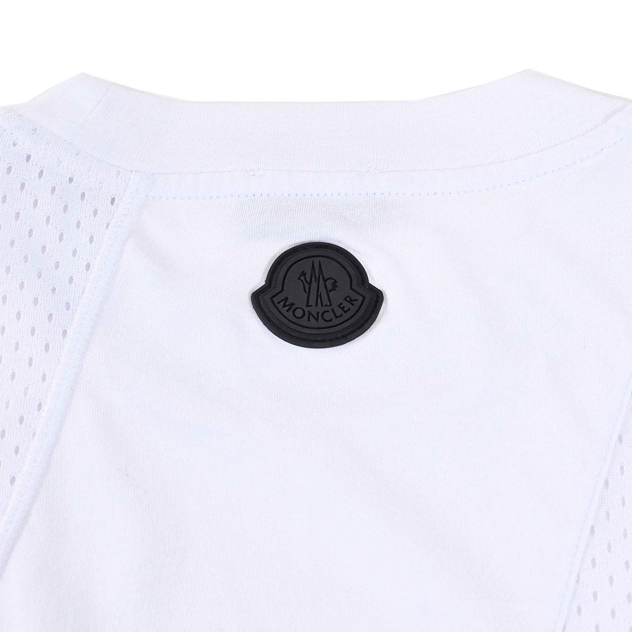 ★モンクレール MONCLER Tシャツ 8C01164 8390Y 001 ホワイト レディース