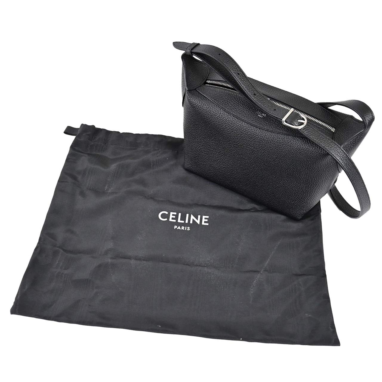 ★セリーヌ CELINE ショルダーバッグ 122333GT7 38SI ブラック メンズ