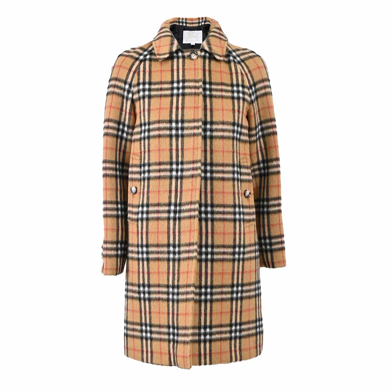 バーバリー チェックコート BURBERRY 8001201 A2442 キャメル 12A 子供 大人 1点限り レディース