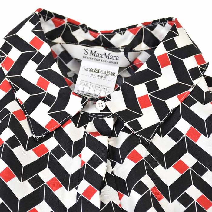 エス マックスマーラ シルク ロング ワンピース S MAXMARA EGOISTA 92263199 001 マルチ レディース