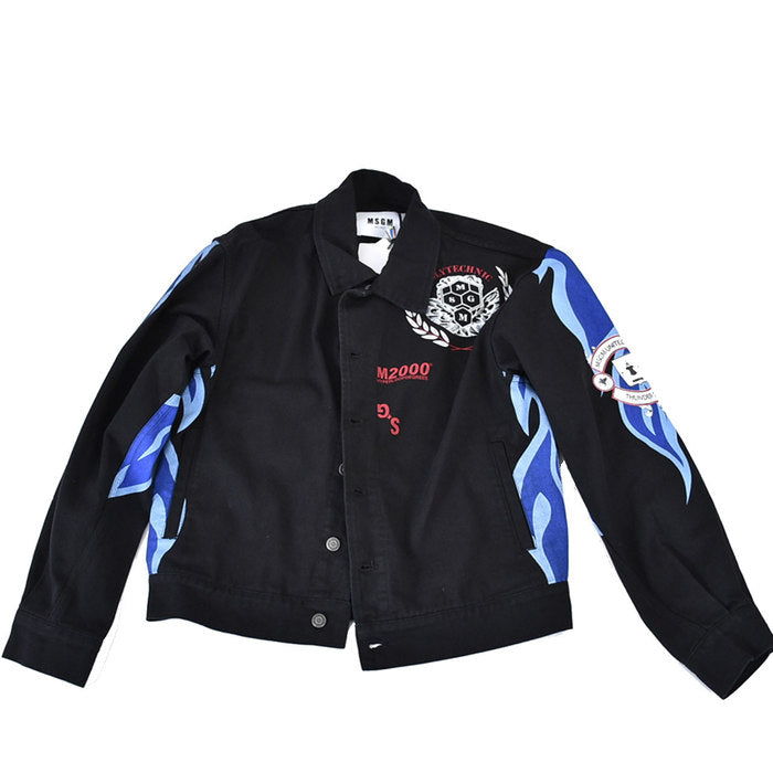 エムエスジーエム デニムジャケット MSGM 2740MH40L 84 ブラック メンズ