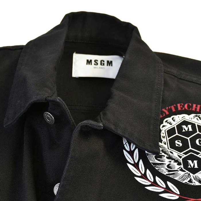 エムエスジーエム デニムジャケット MSGM 2740MH40L 84 ブラック メンズ