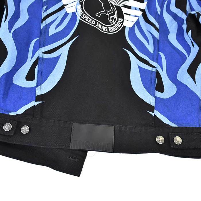 エムエスジーエム デニムジャケット MSGM 2740MH40L 84 ブラック メンズ