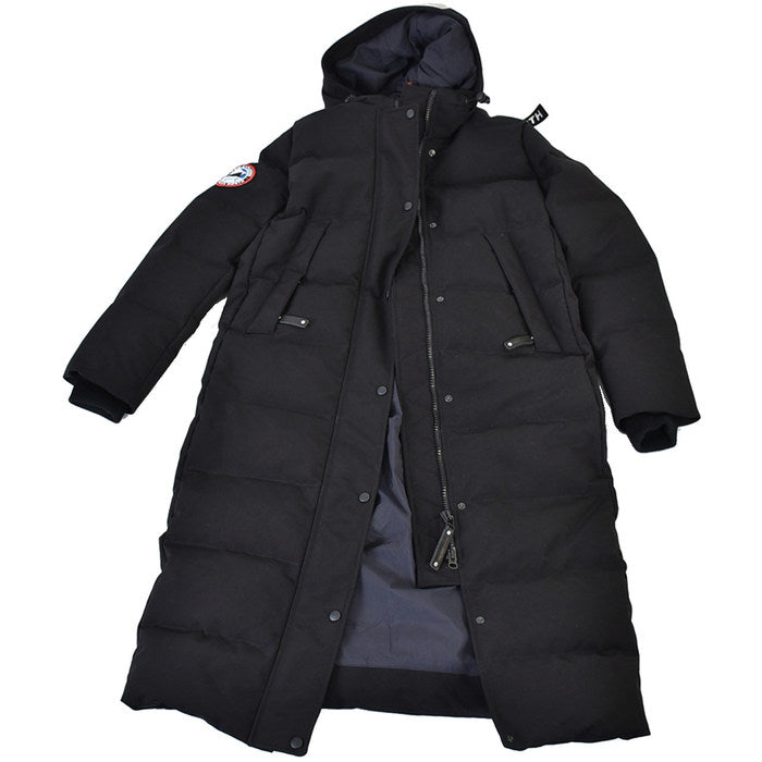 アークティックエクスプローラー フーテッド ロングダウンコート ARCTIC EXPLORER MATE ブラック レディース